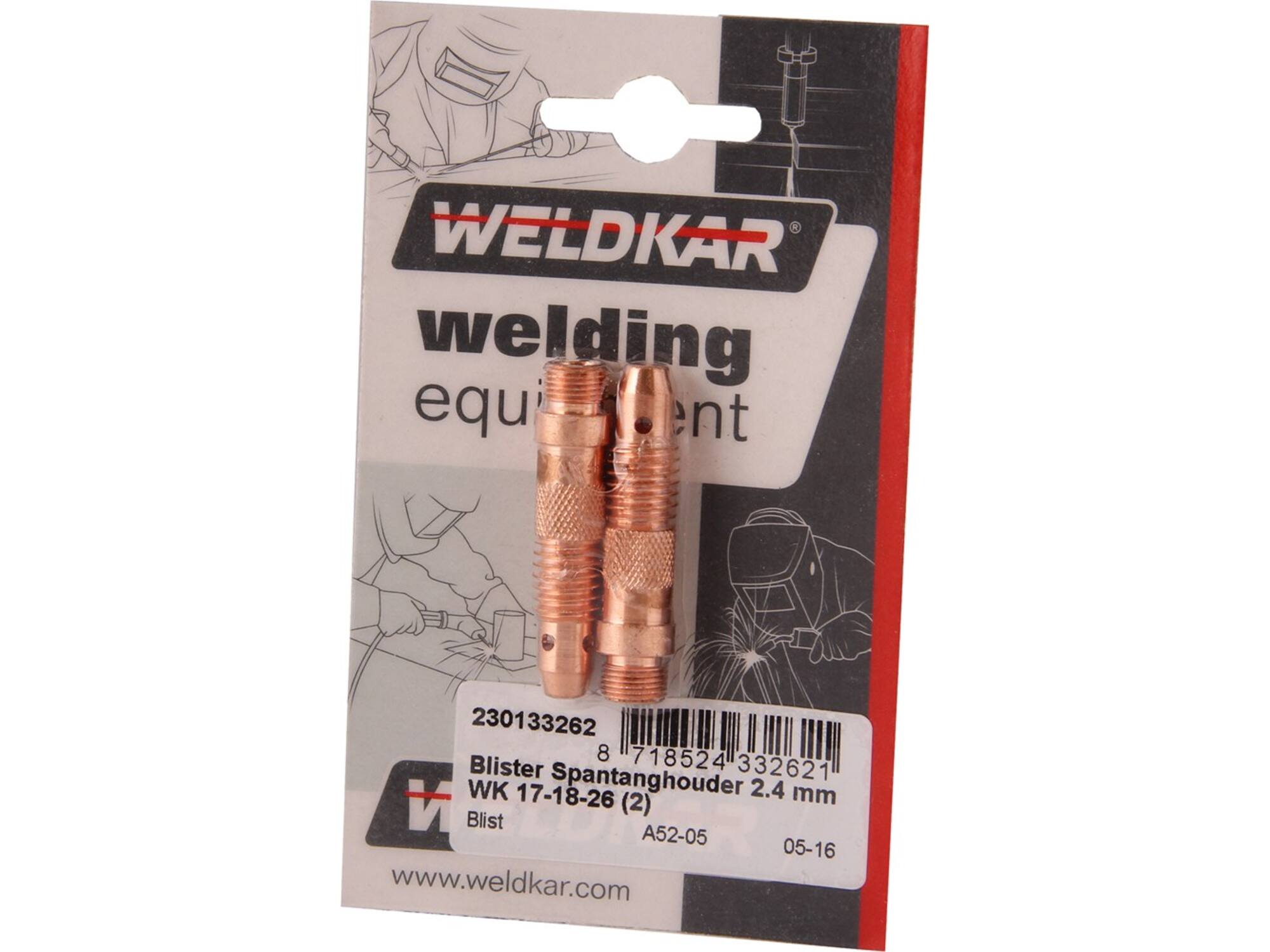 Laskar Spantanghouder 2 stuks 2.4 MM