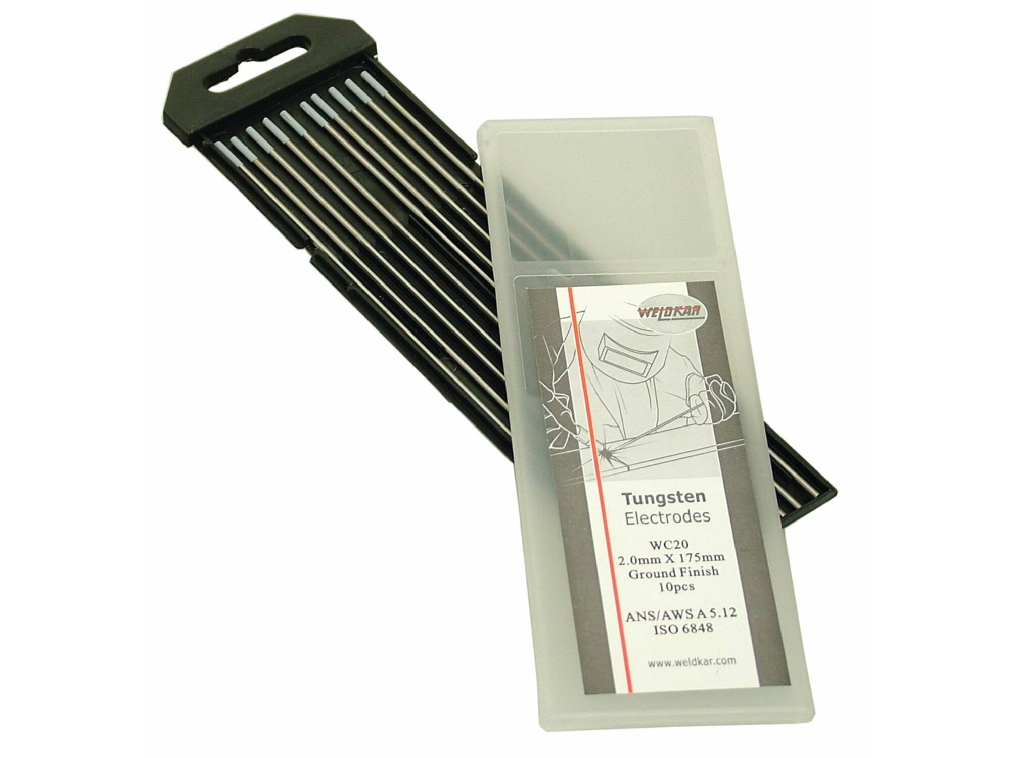 Laskar Wolfram elektrode grijs 2.4 MM 10st