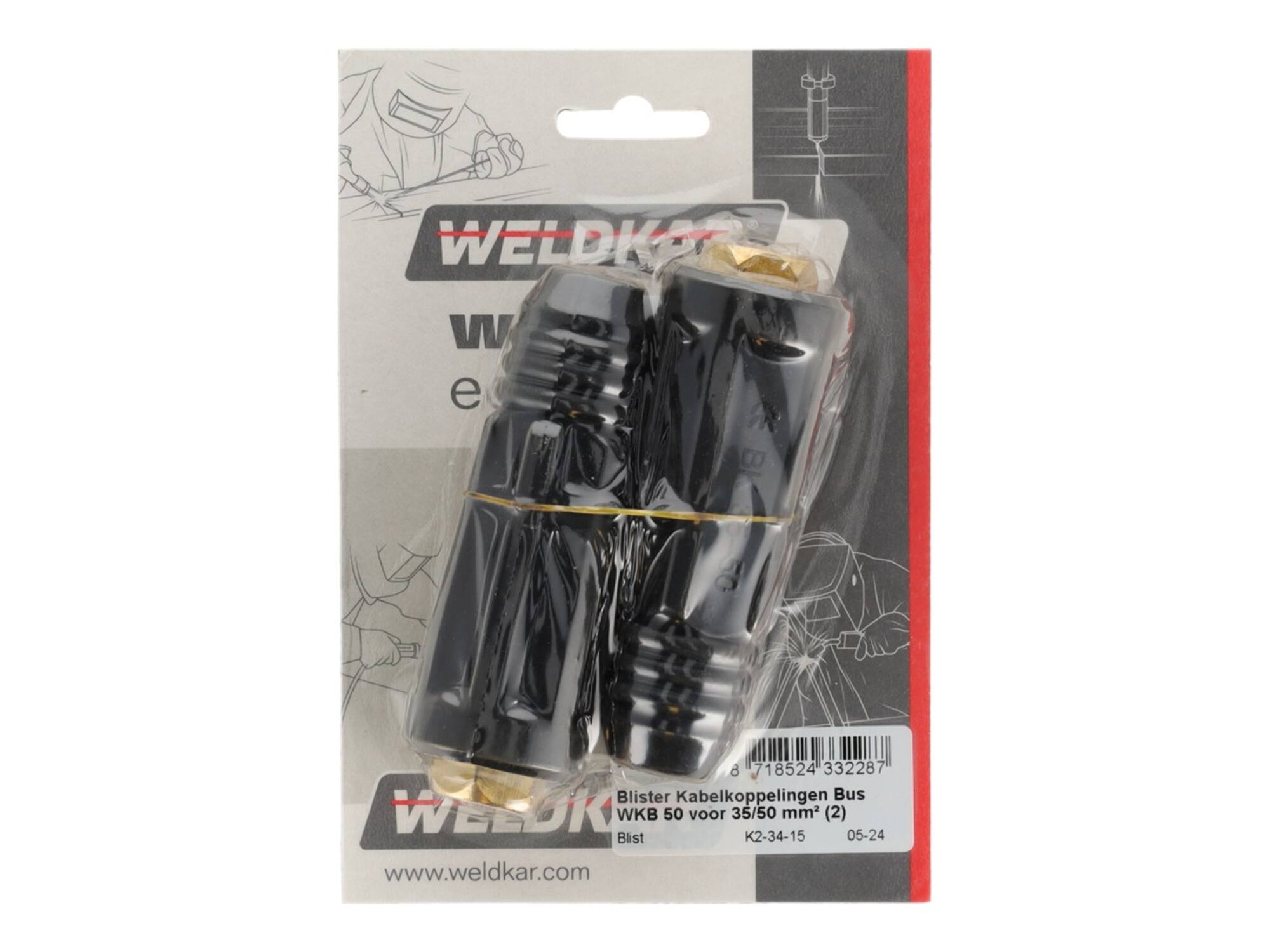Laskar kabelkoppelingen pen WKP 50 voor 35/50 mm2