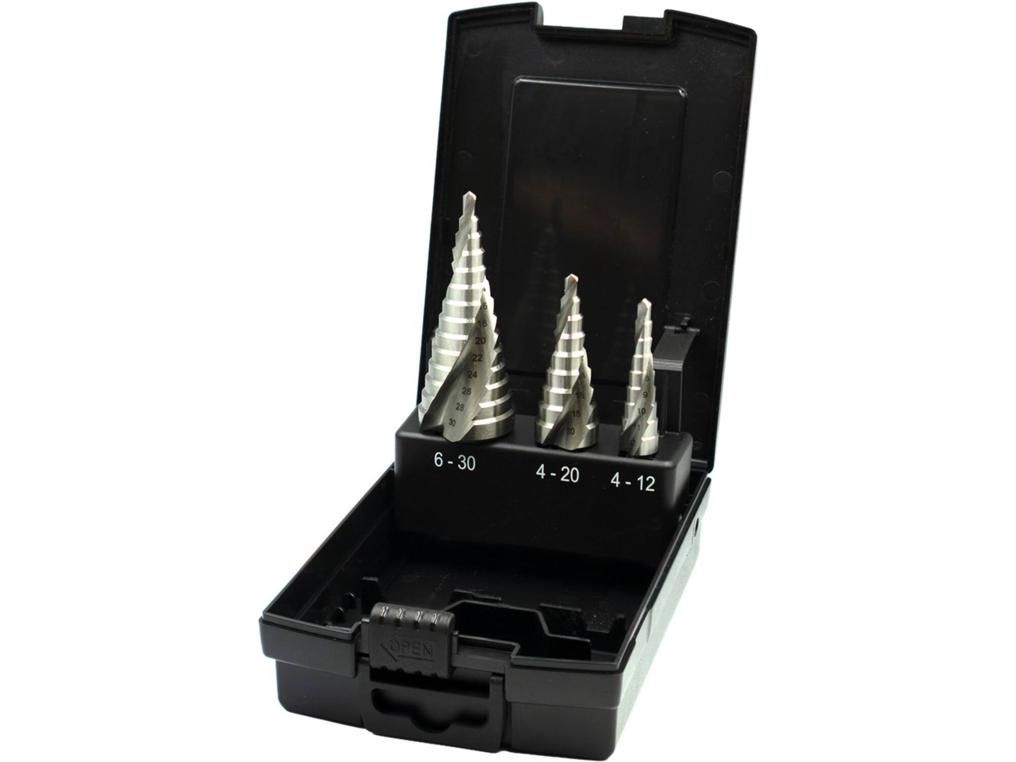 I-tools plaatborenset getrapt spiraal eco pro HSS 44.113 3-delig