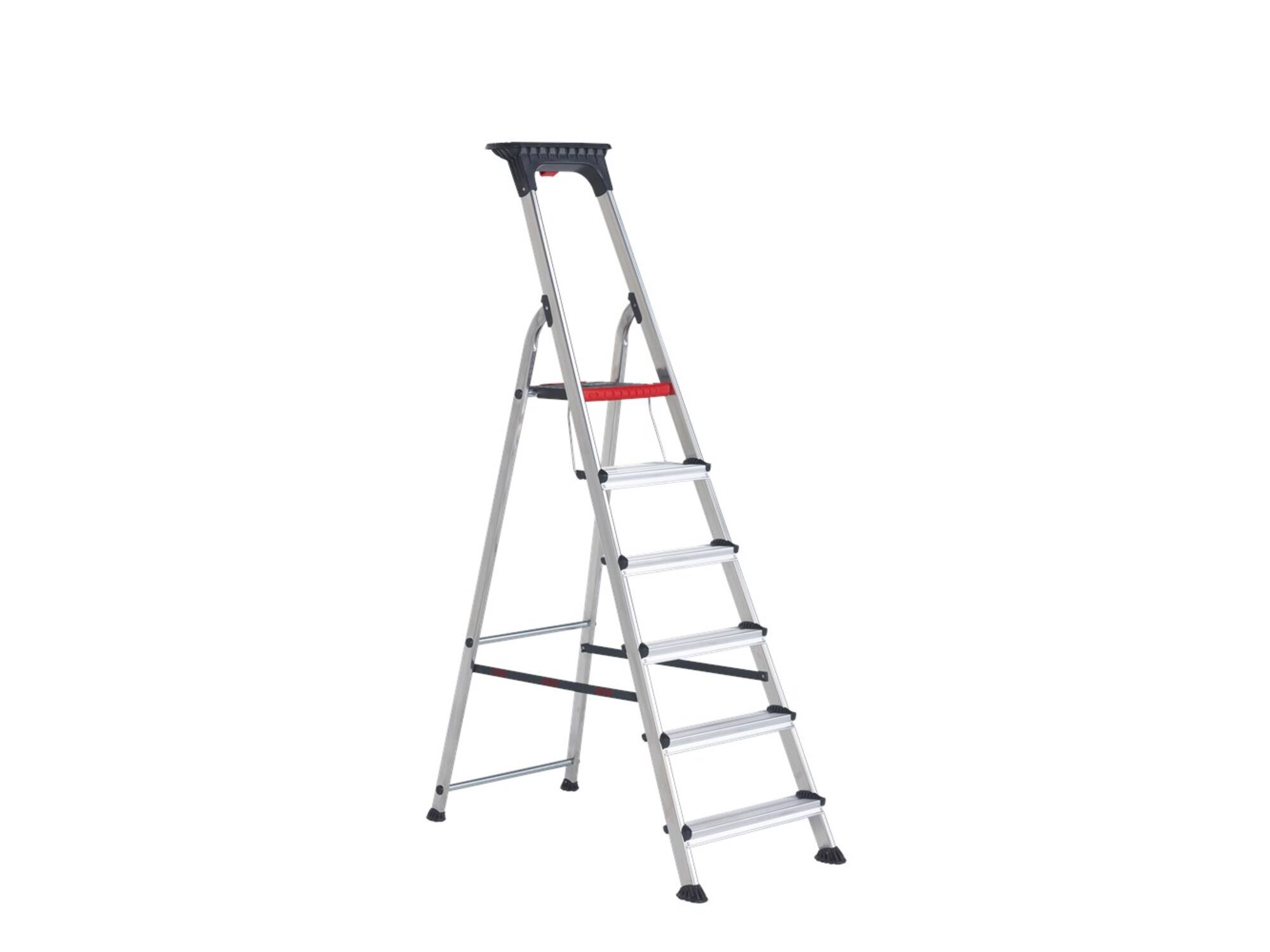 ALTREX Huishoudtrap aluminium Double Decker 1X6