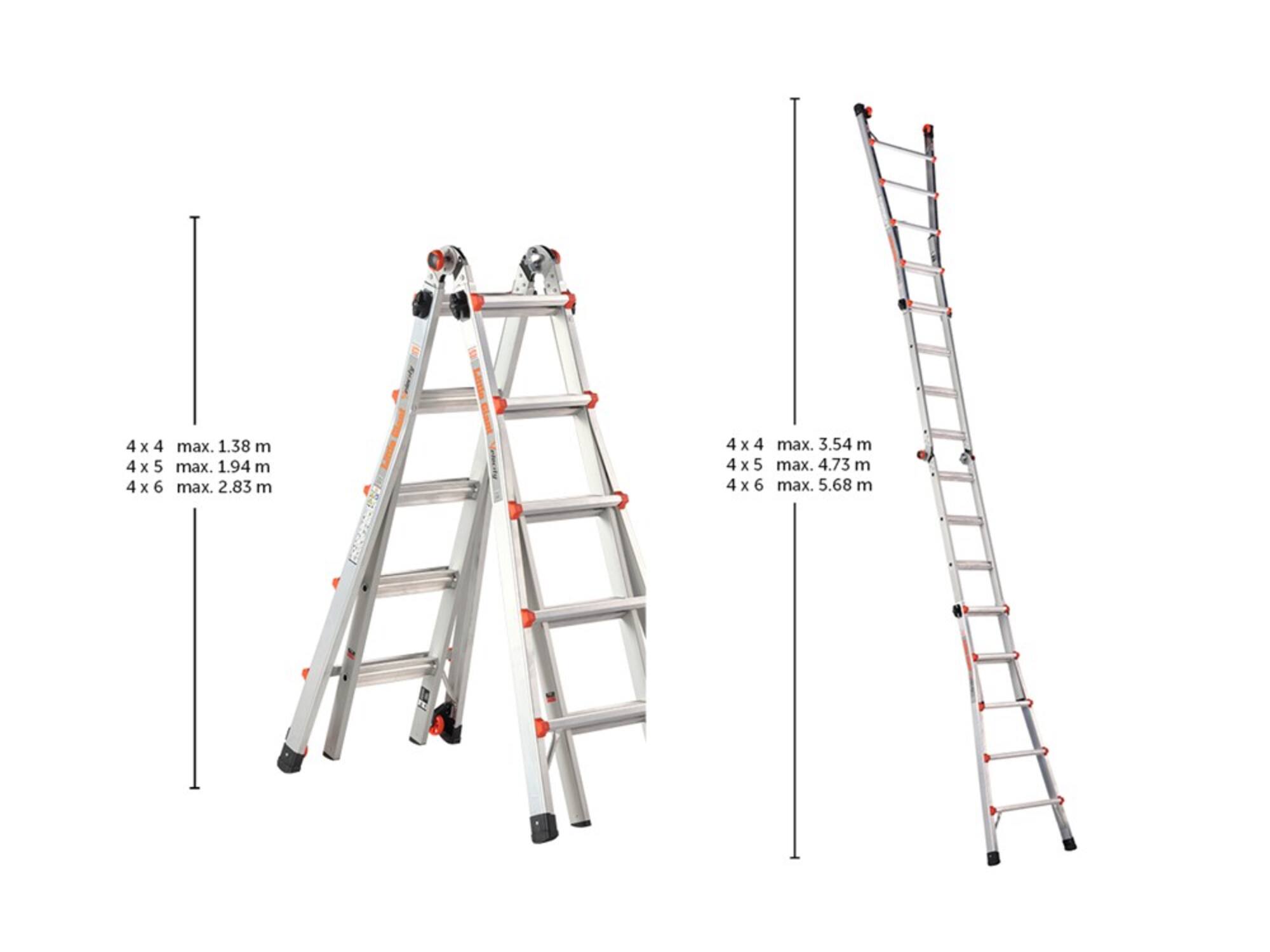 Altrex Vouwladder telescopisch VELOCITY 4X5 TREDEN