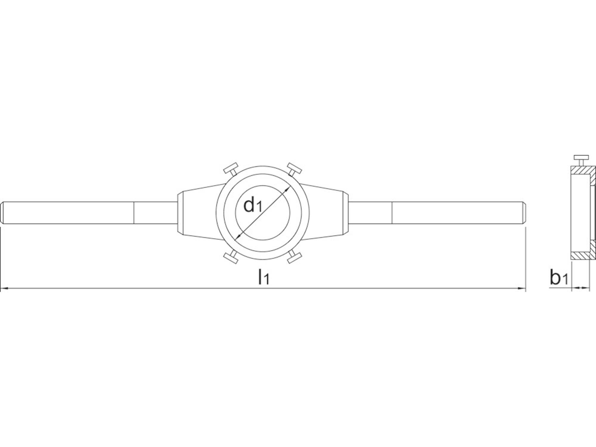 I-Tools Snijplaathouder 81.910Q / 1 stuks 25 X 9 MM