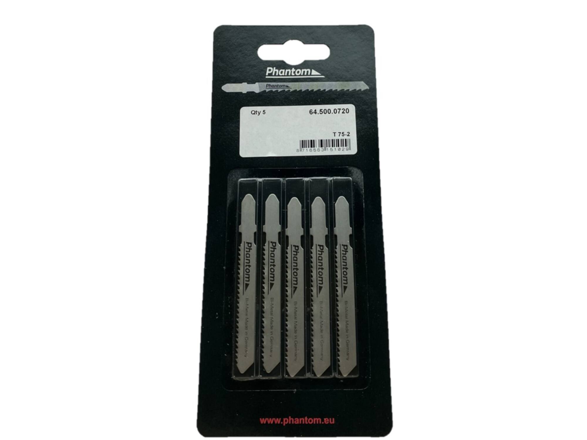 Phantom Decoupeerzaagblad 64.500 / 5 stuks T 75-2