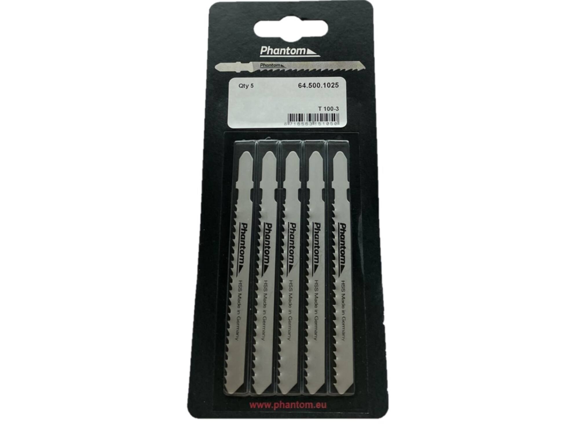 Phantom Decoupeerzaagblad 64.500 / 5 stuks T 100-3