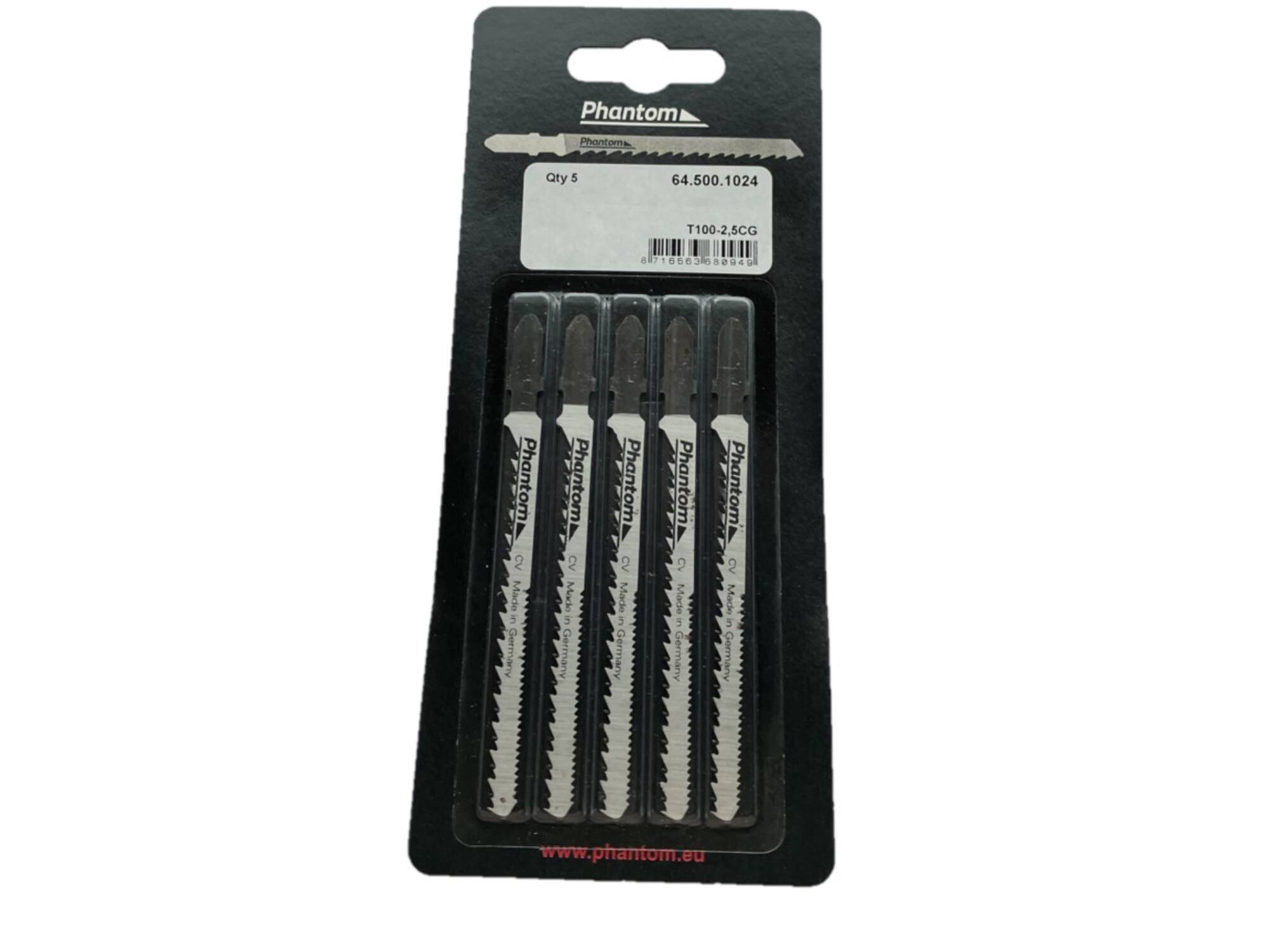 Phantom Decoupeerzaagblad 64.500 / 5 stuks T100-2,5CG