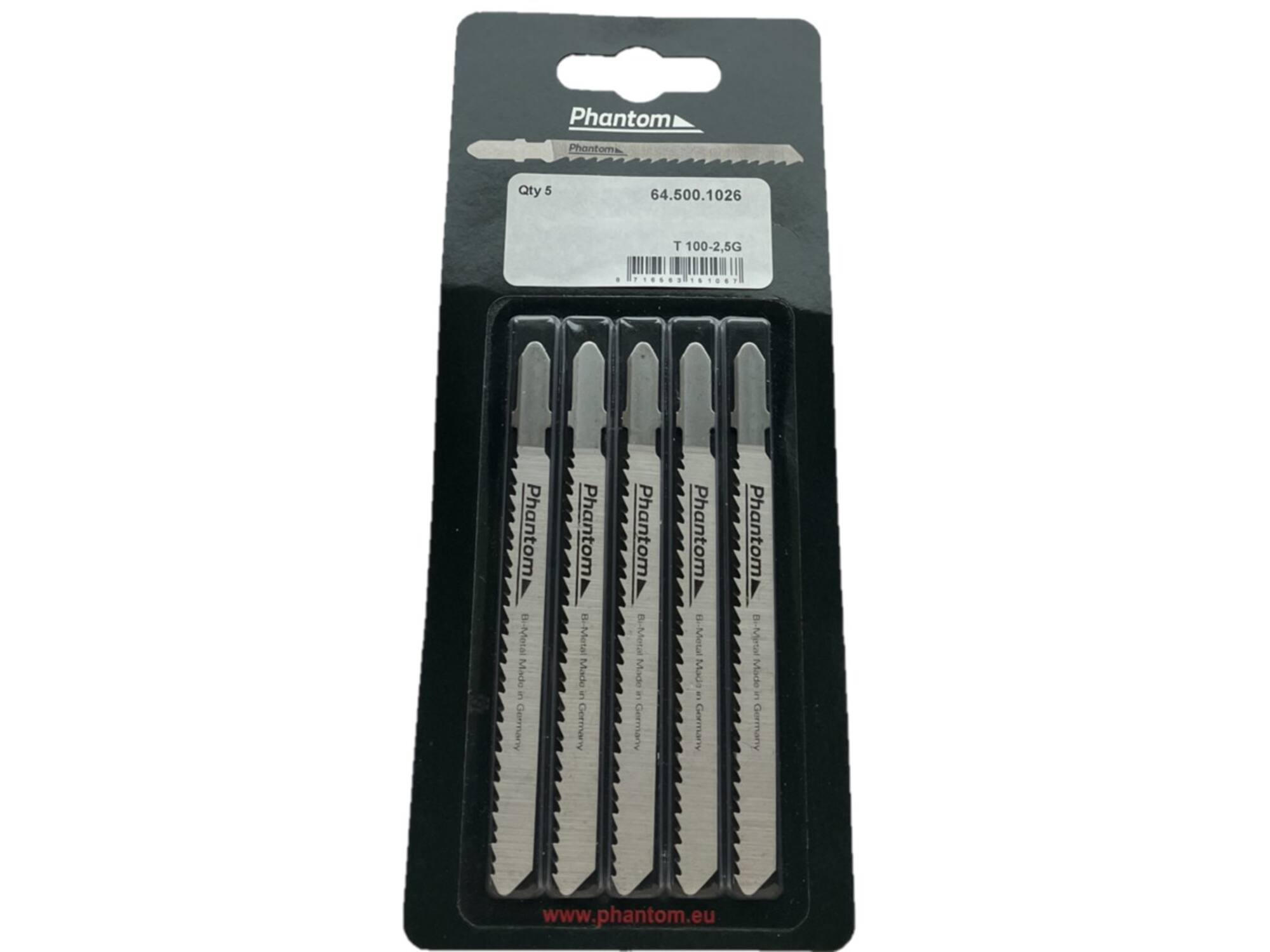 Phantom Decoupeerzaagblad 64.500 / 5 stuks T 100-2,5G