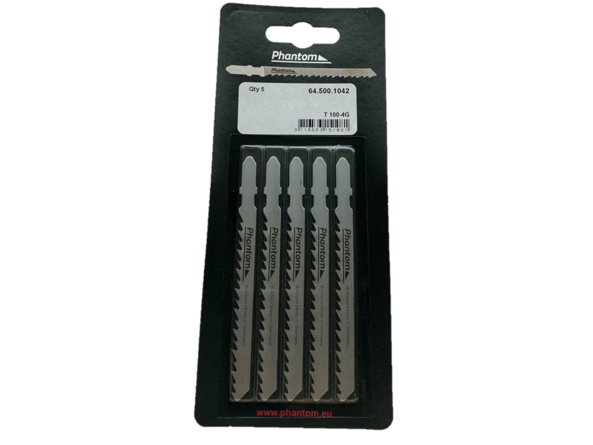 Phantom Decoupeerzaagblad 64.500 / 5 stuks T 100-4G