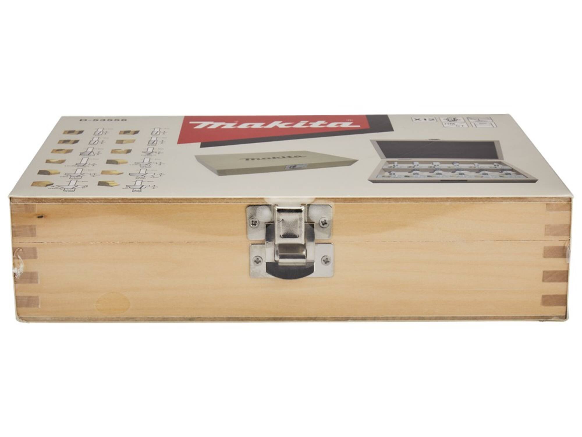 Makita frezenset 12-delig in kist