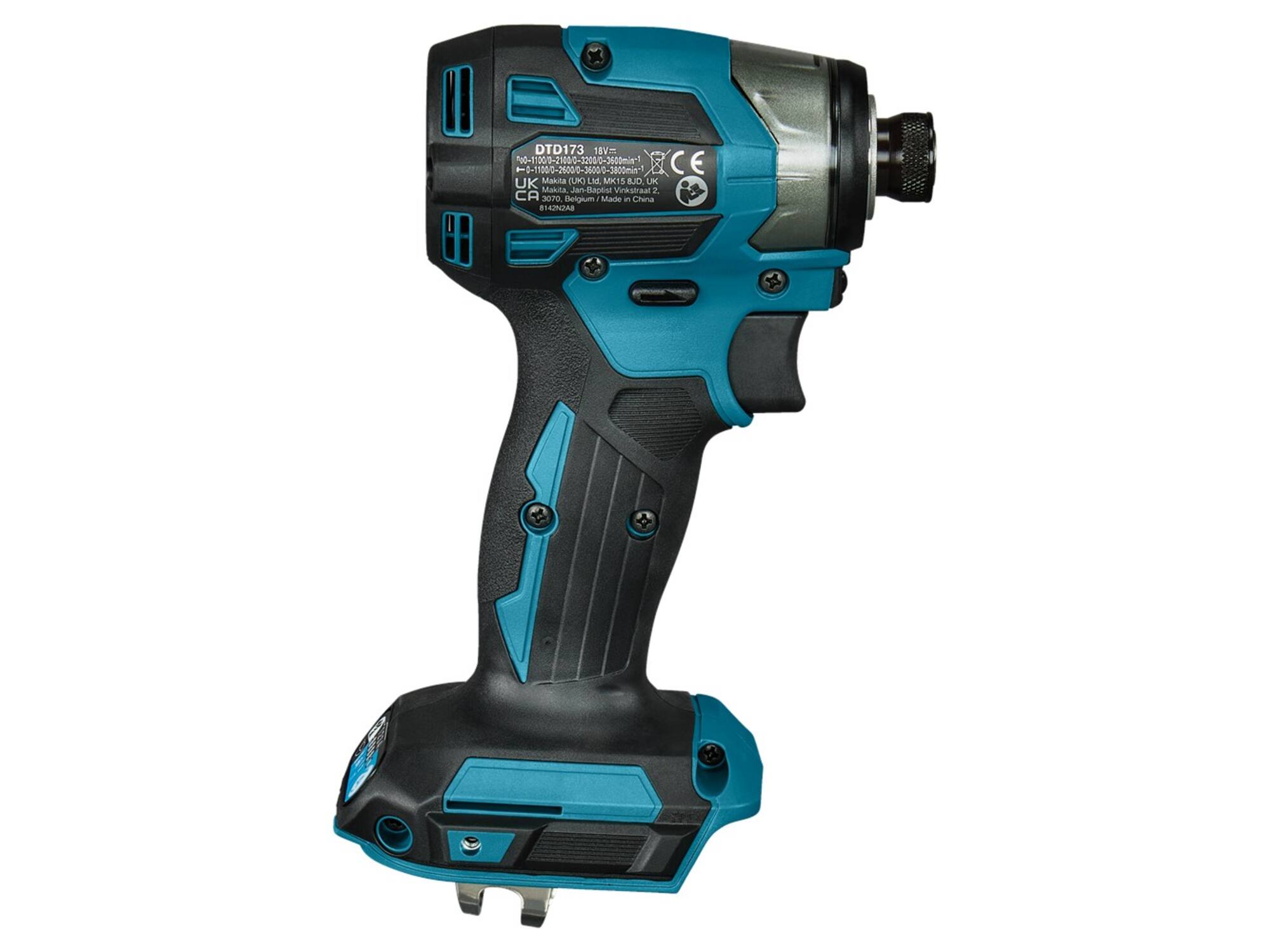 Makita Slagschroevendraaier body in Mbox met bitset DTD173ZJX2 18V