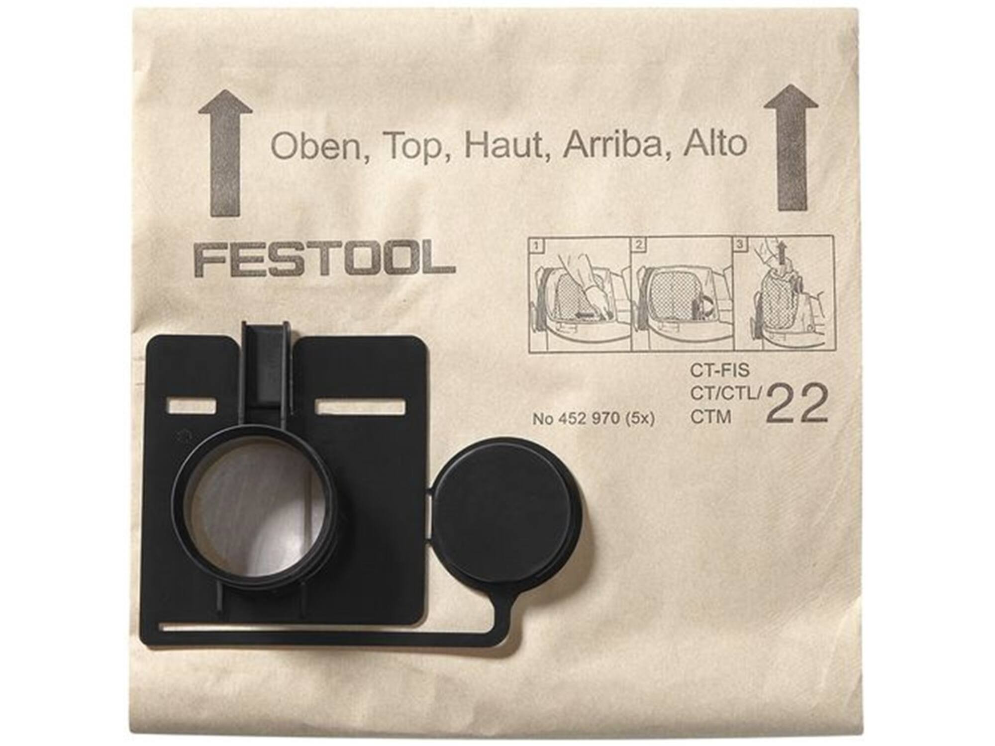 FESTOOL Filterzak FIS-CT 22/5