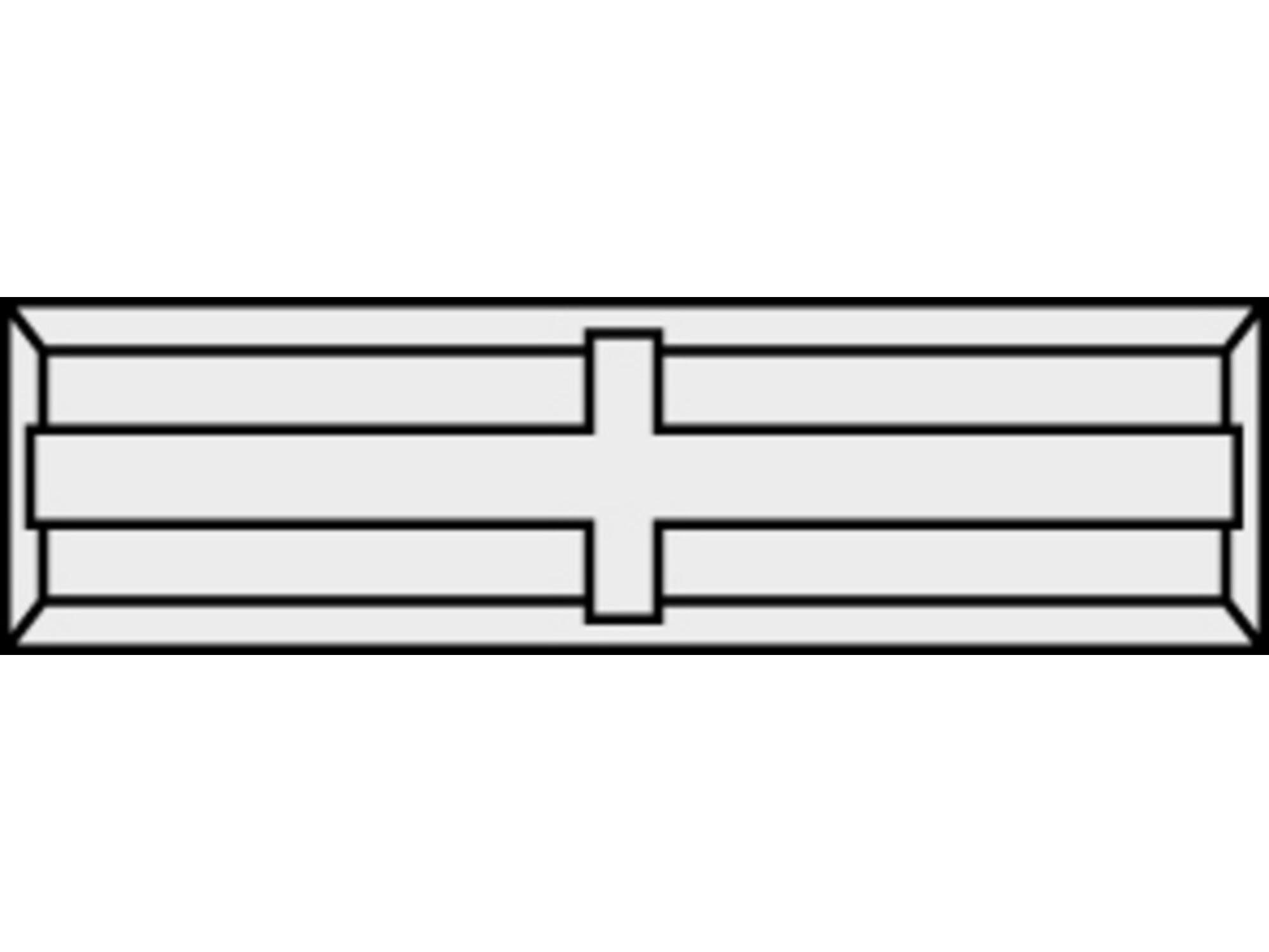 Trasco Keermes 4 zijdig 30X5.5X1.1MM 10st