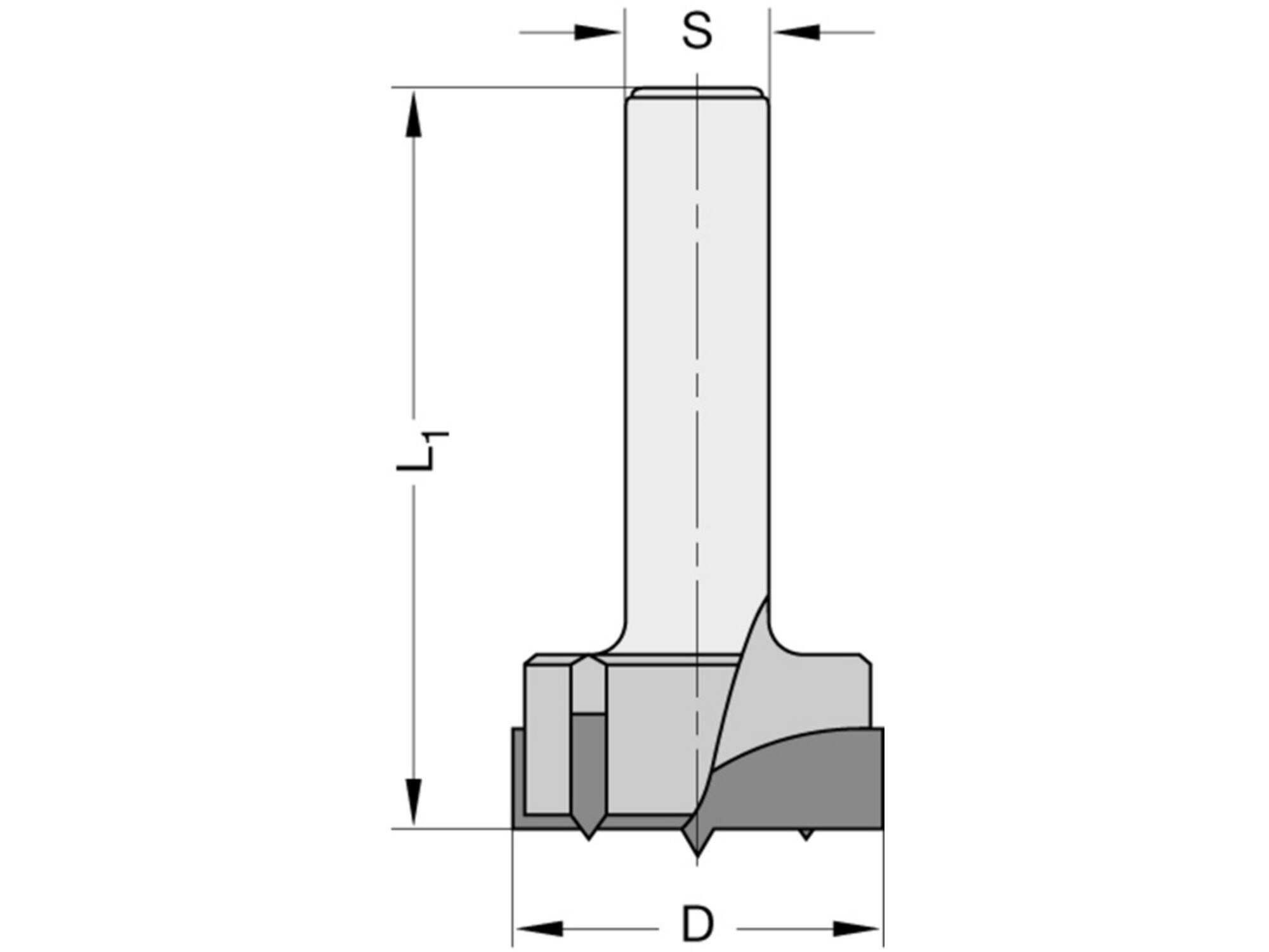 Trasco Cilinderkopboor HM 30 MM L=65