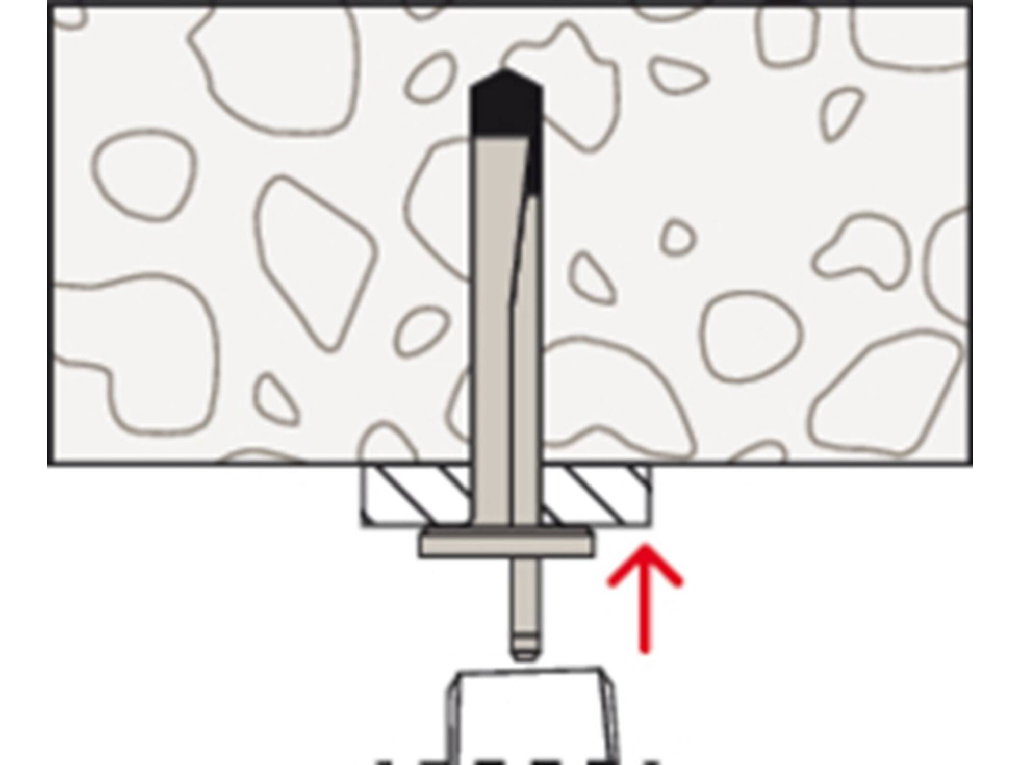 Fischer Plafondanker FDN II 6/5 43MM 100st