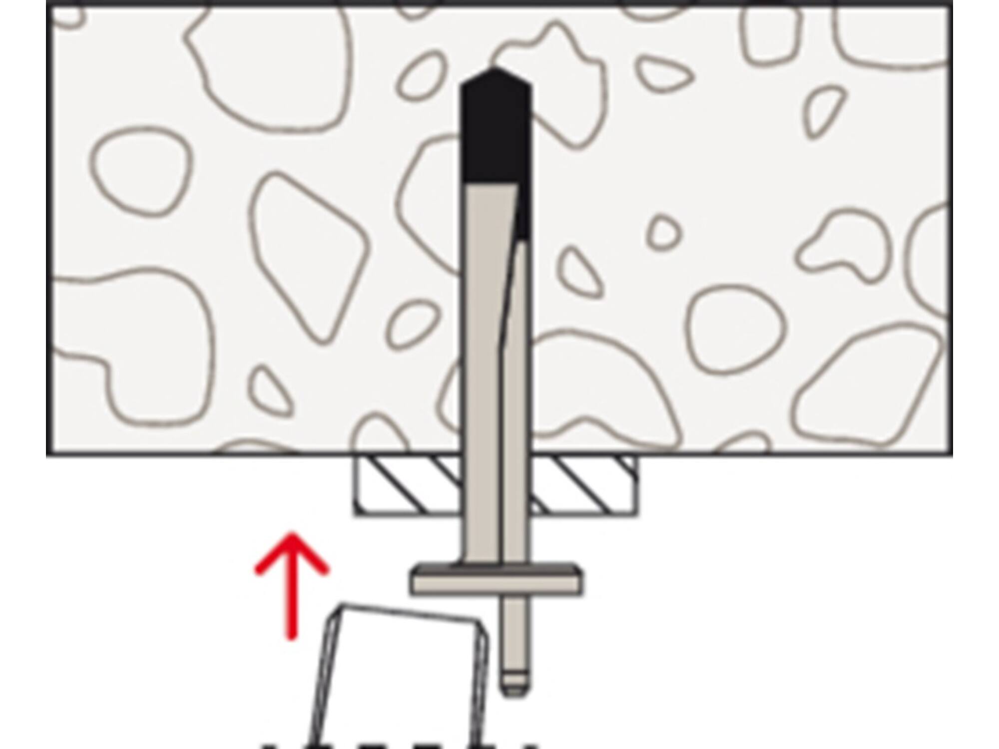 Fischer Plafondanker FDN II 6/5 43MM 100st