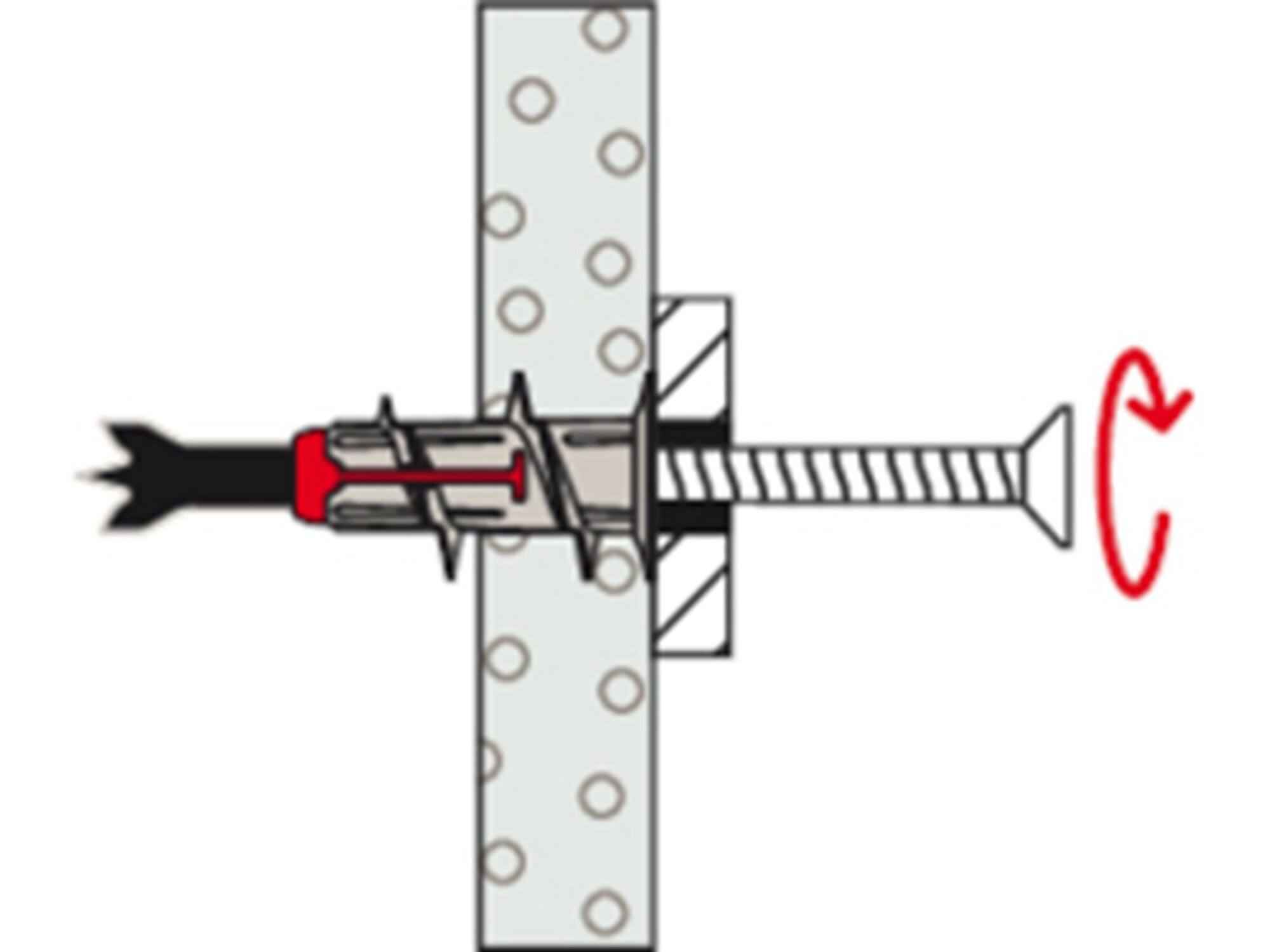Fischer Gipsplaatplug DUOBLADE 44MM 40st
