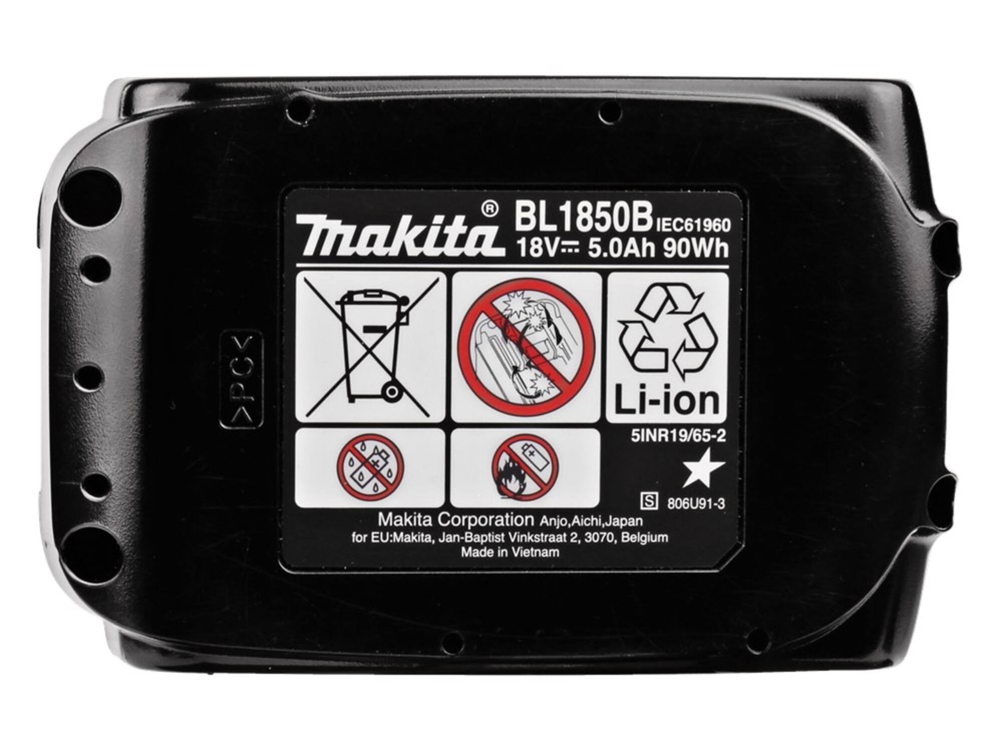 MAKITA Accu schuif BL1850B 18V/5.0AH
