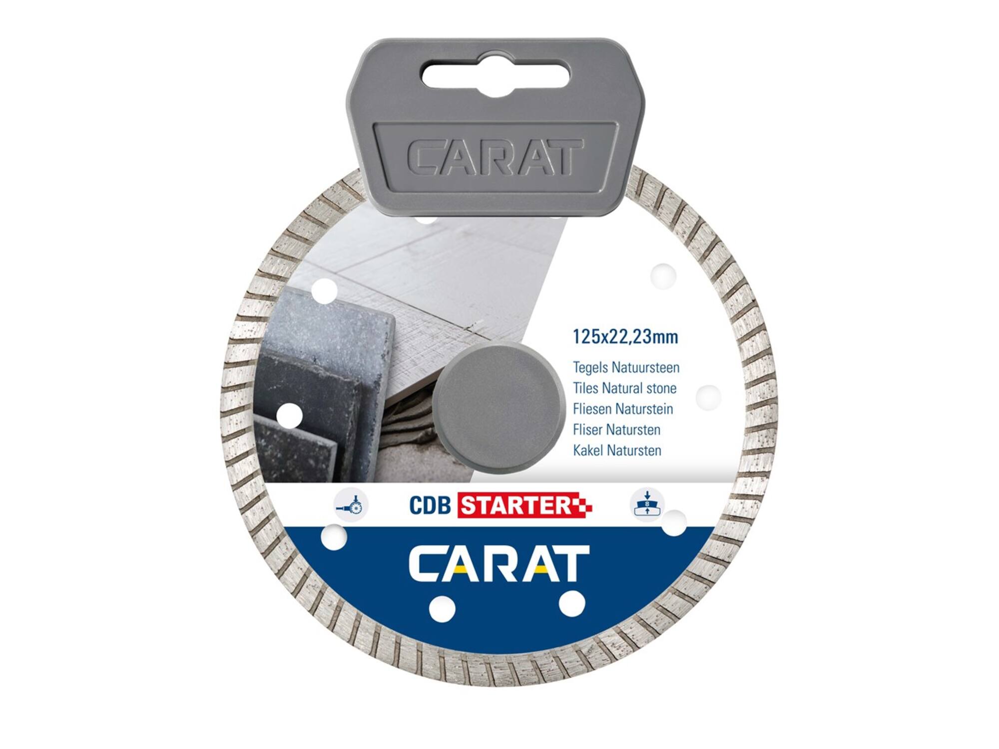 Carat Diamantzaag tegels/natuursteen CDB STARTER 115X22,23