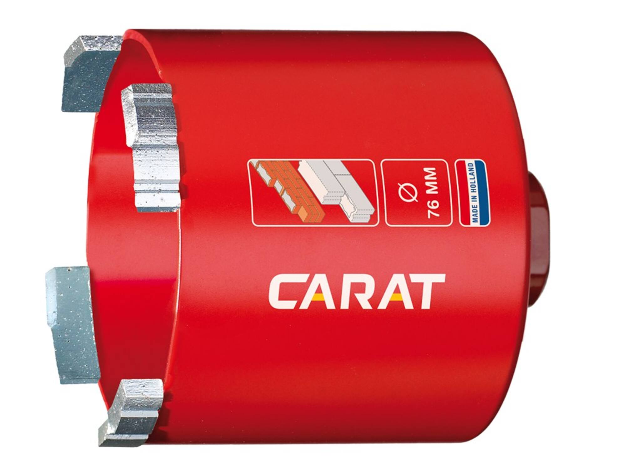 CARAT Dozenboor diamant DUSTEC 76X60/M16