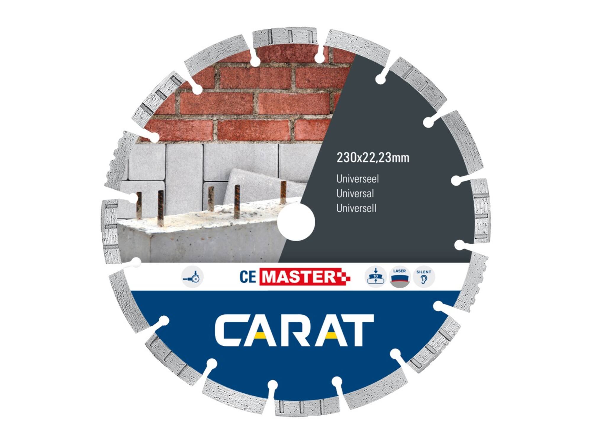CARAT Diamantzaag universeel CE MASTER 150X22,23
