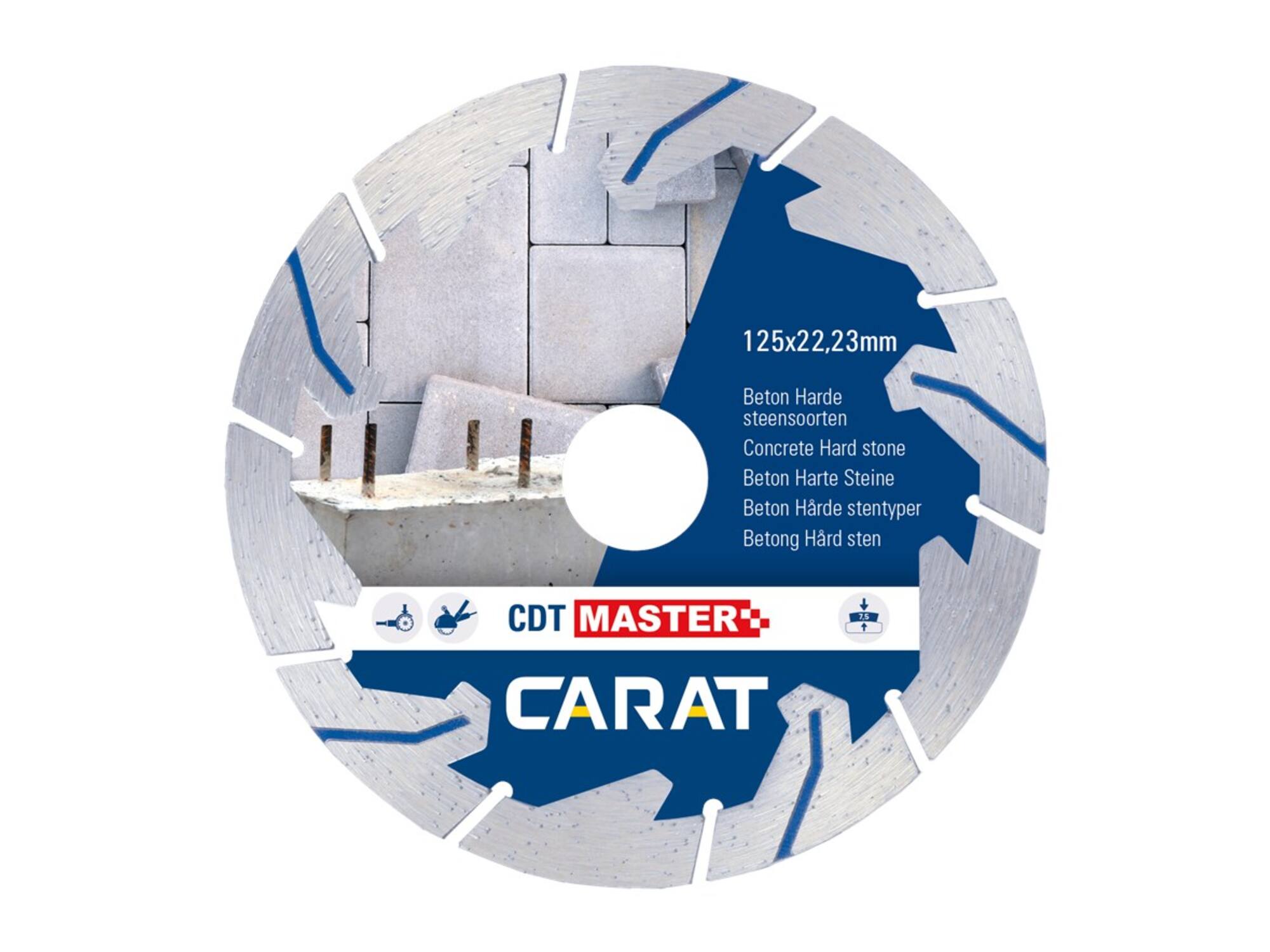 Carat Diamantzaag beton CDT Master 125x22,23