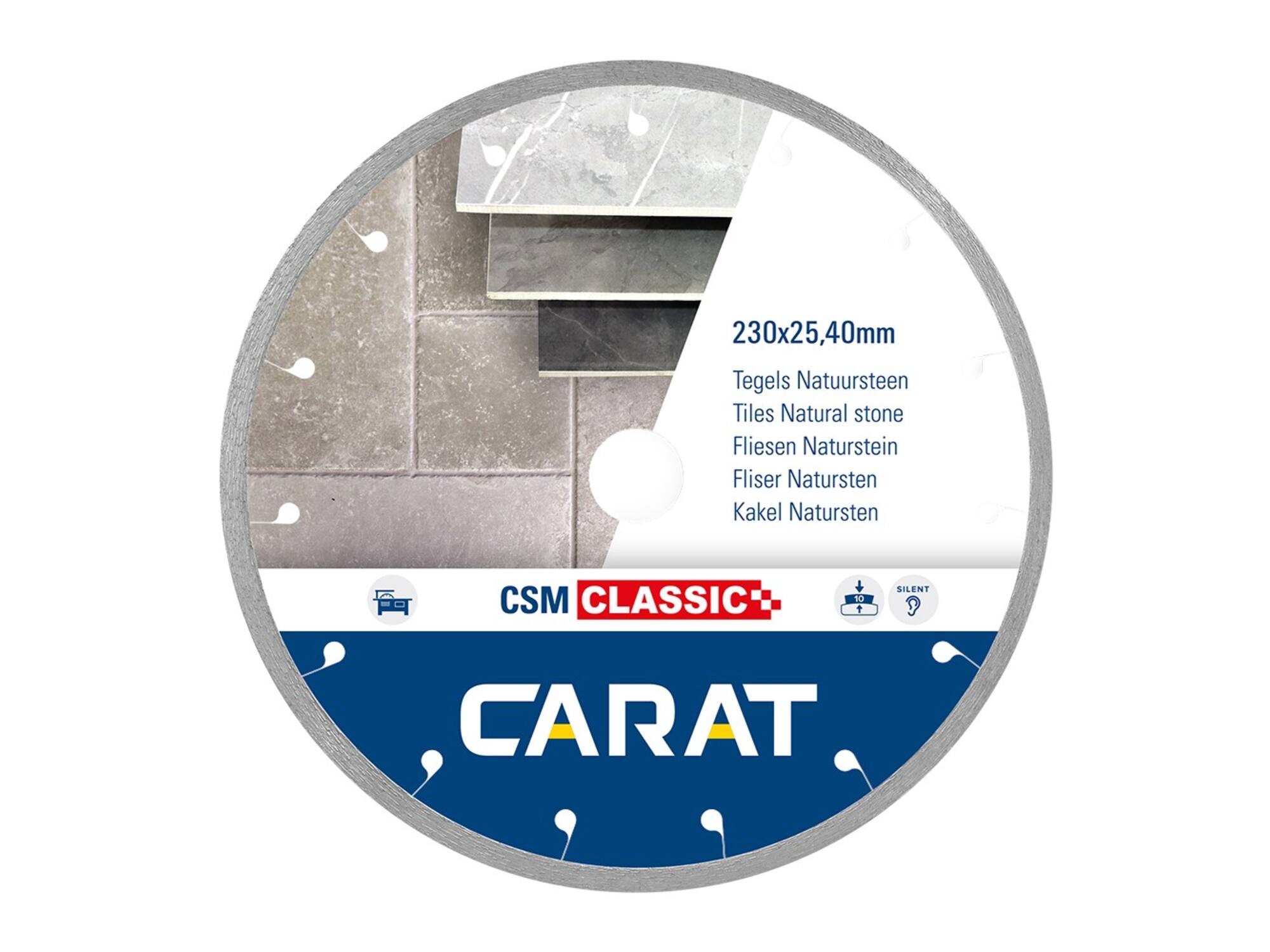 CARAT Diamantzaag tegels-natsteen CSM CLASSIC 115X22,23