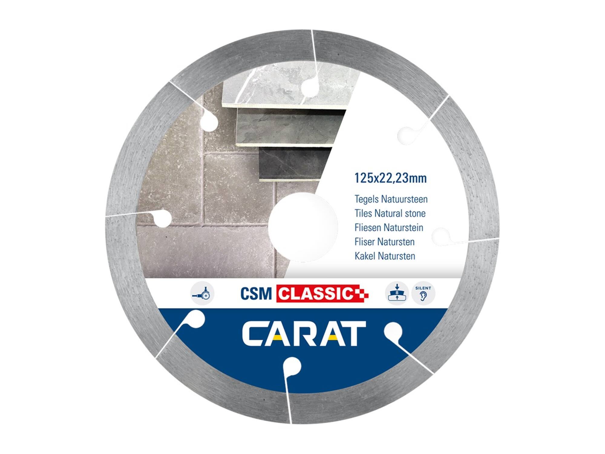 CARAT Diamantzaag tegels-natsteen CSM CLASSIC 115X22,23