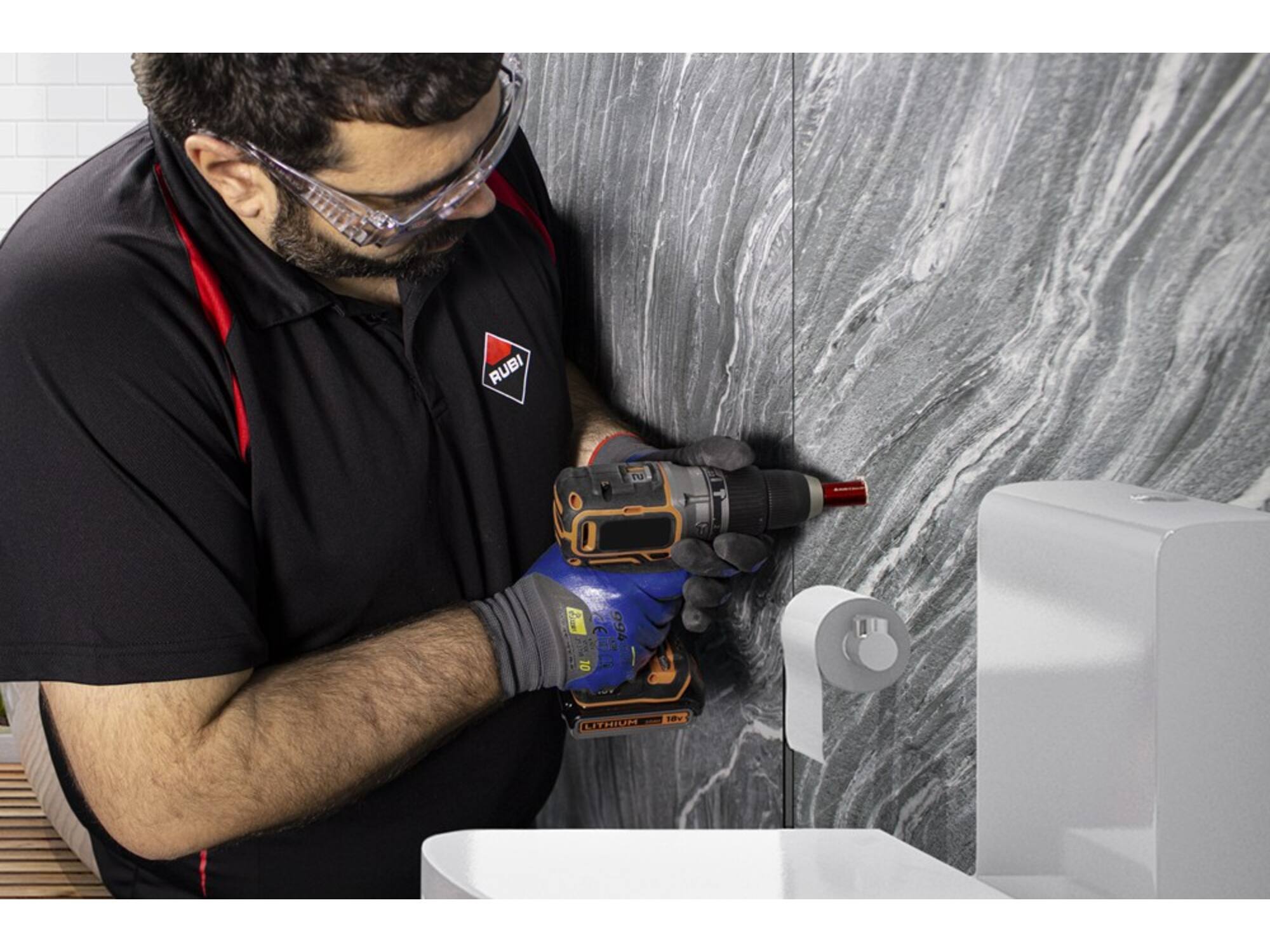 Rubi Tegelboor Drygres accuboor 6 MM