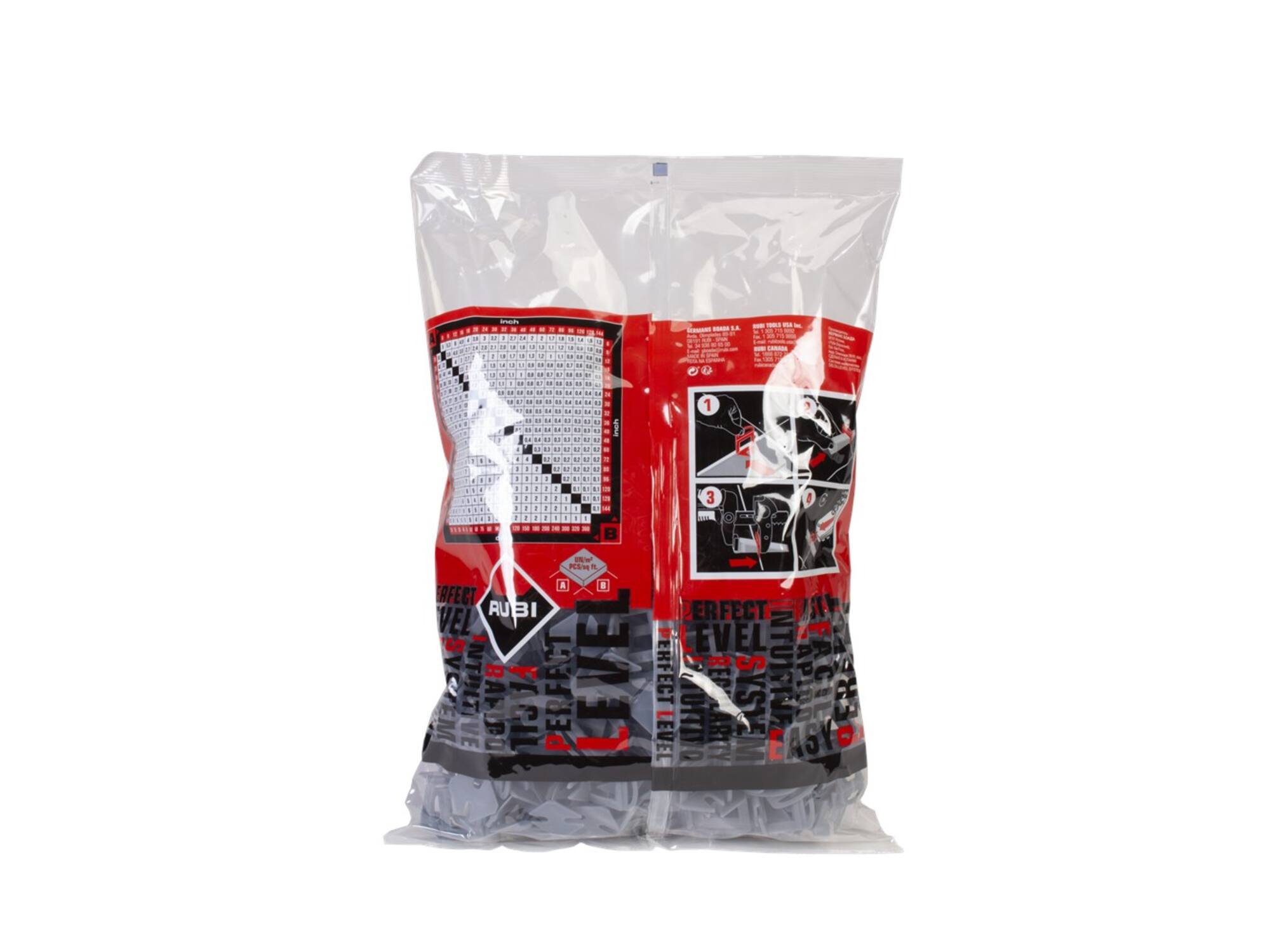 Rubi Delta level clips voeg 1 mm 400 stuks 3-12 MM
