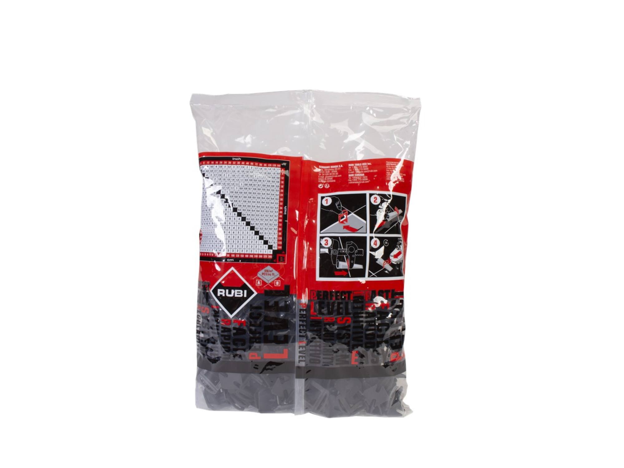 Rubi Delta level clips voeg 2 mm 400 stuks 3-12 MM