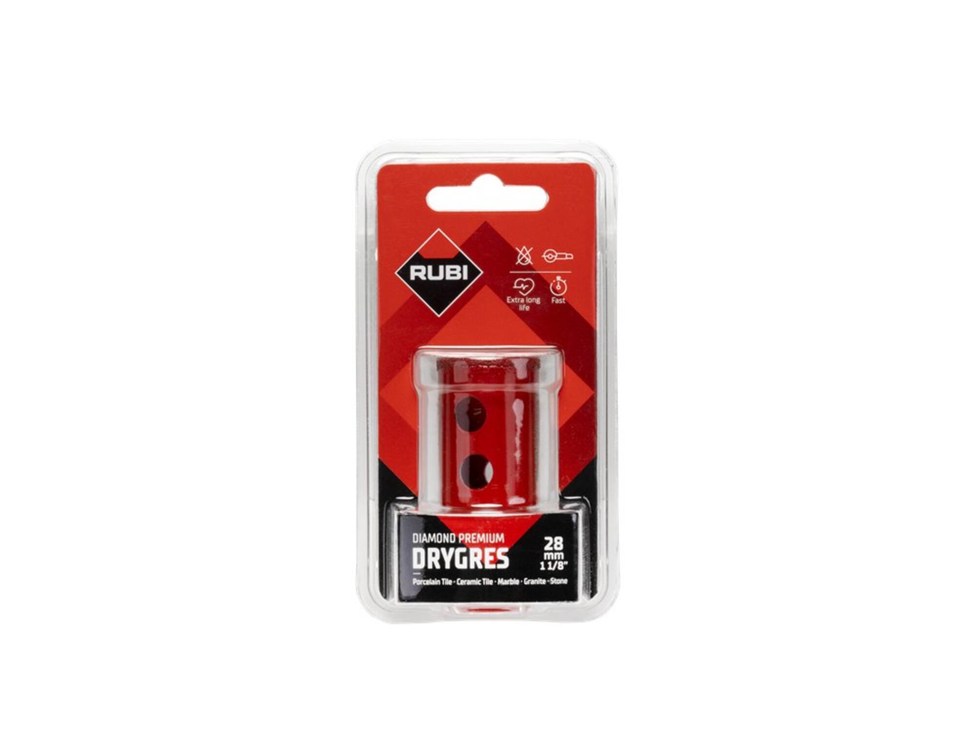 Rubi Tegelboor Drygres Premium haakse slijper 28 MM