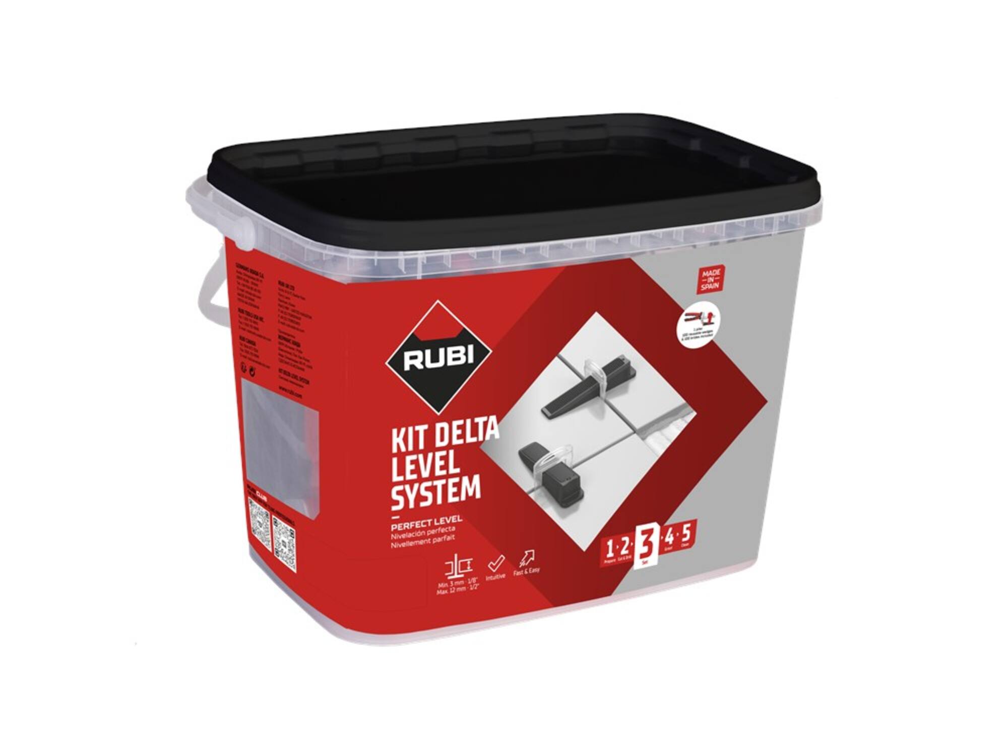 Rubi Delta level system kit 1.5 MM
