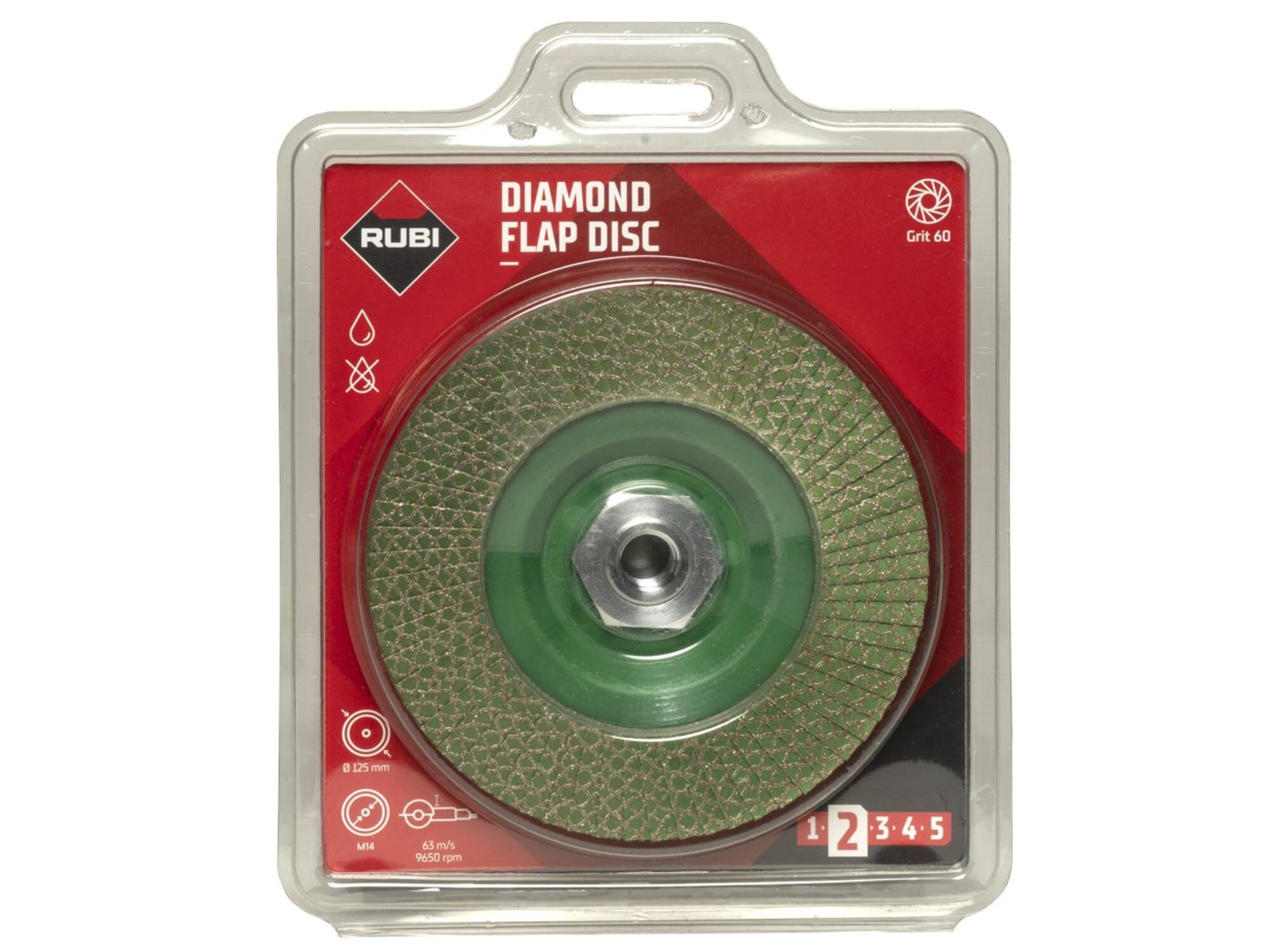 Rubi Diamant lamellenschijf 125 MM K60 M14