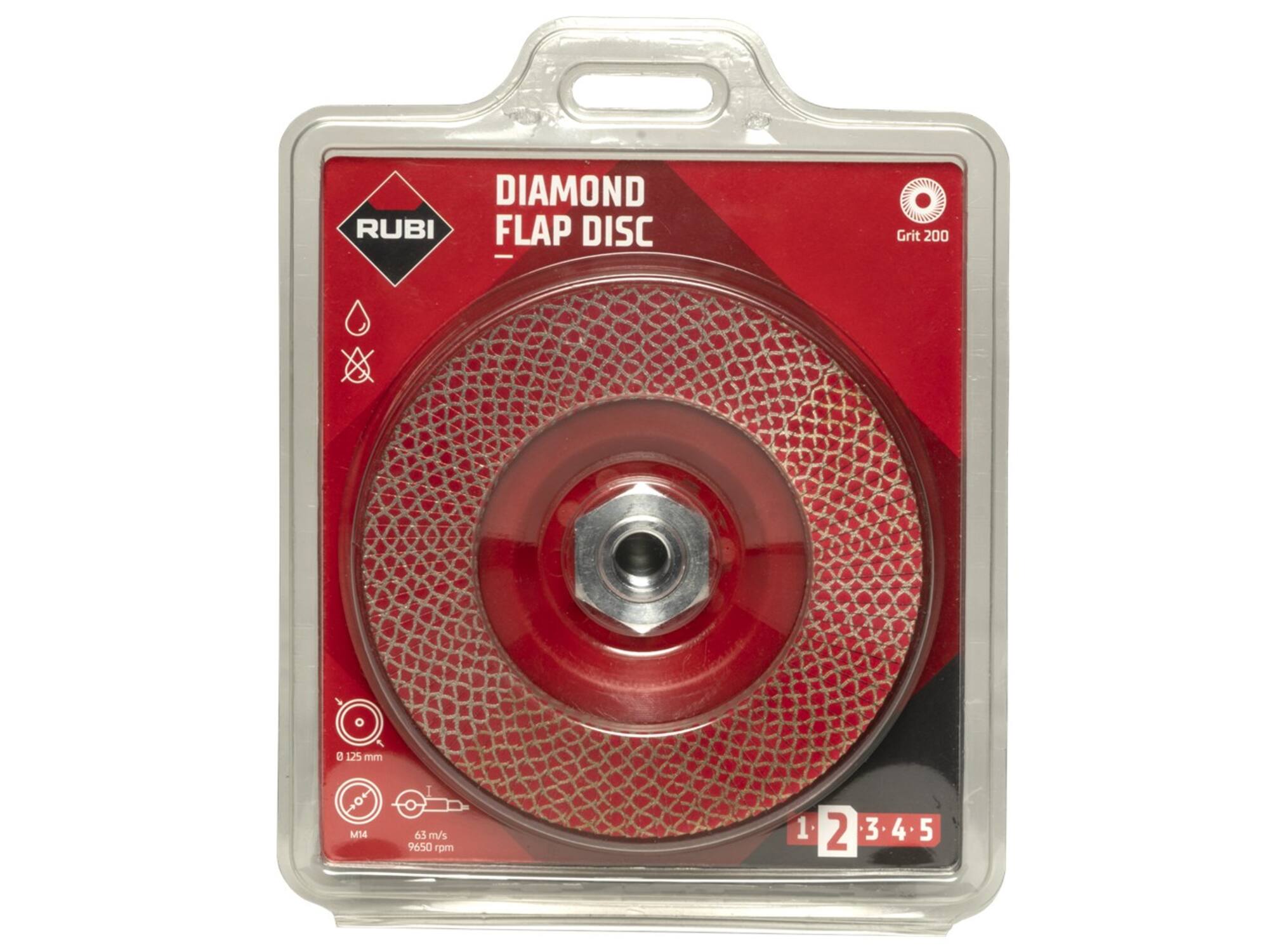 Rubi Diamant lamellenschijf 125 MM K200 M14