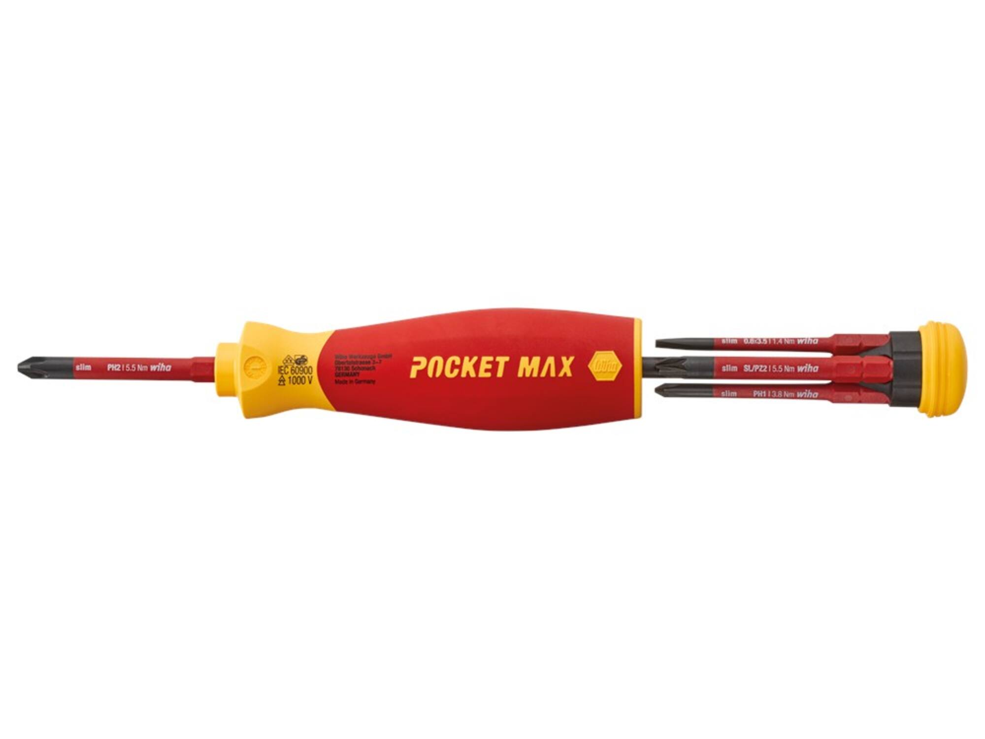 Wiha Schroevendraaier met bitmagazijn Pocketmax electric