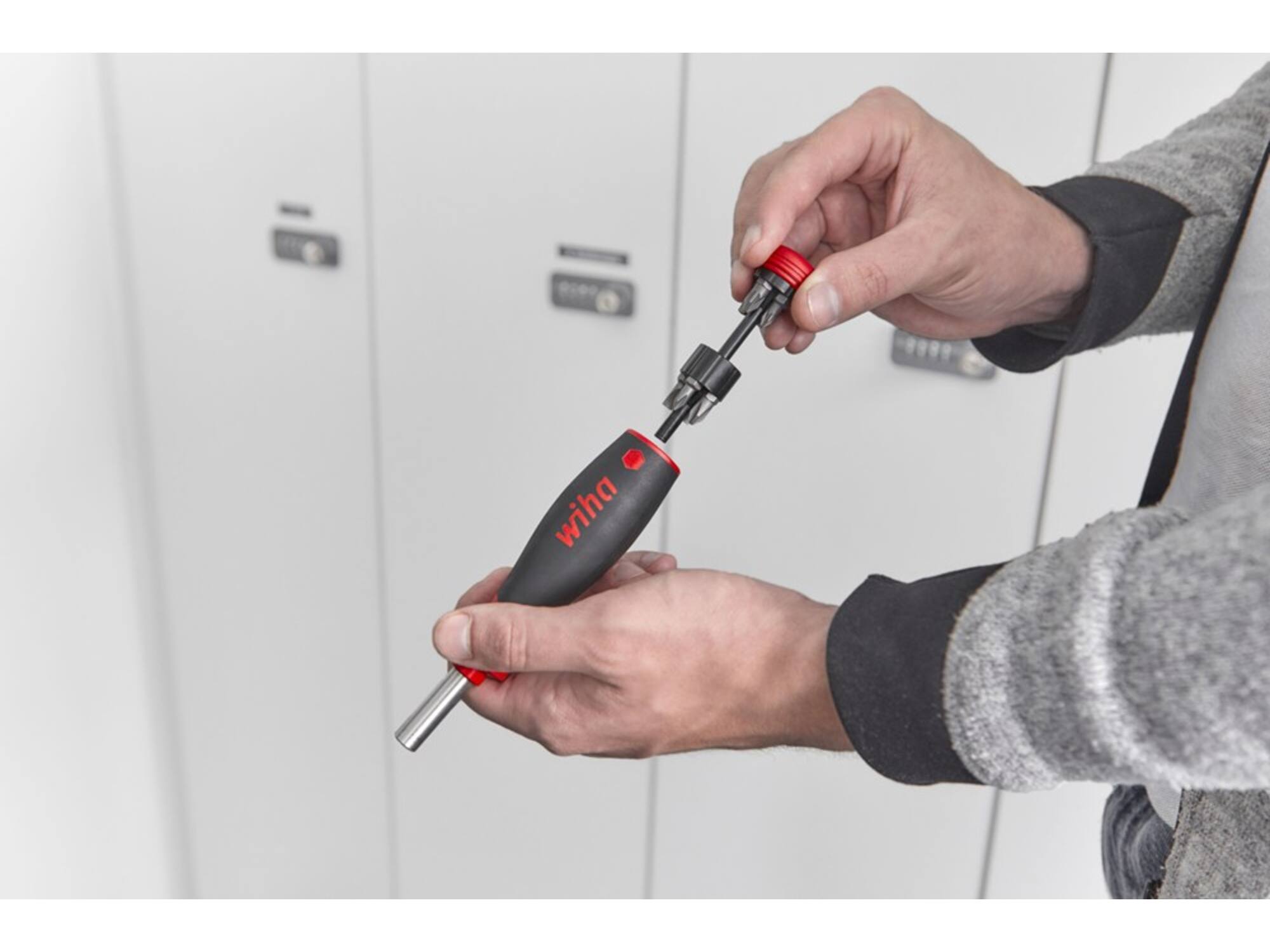 Wiha Schroevendraaier met bitmagazijn Pocketmax magnetisch