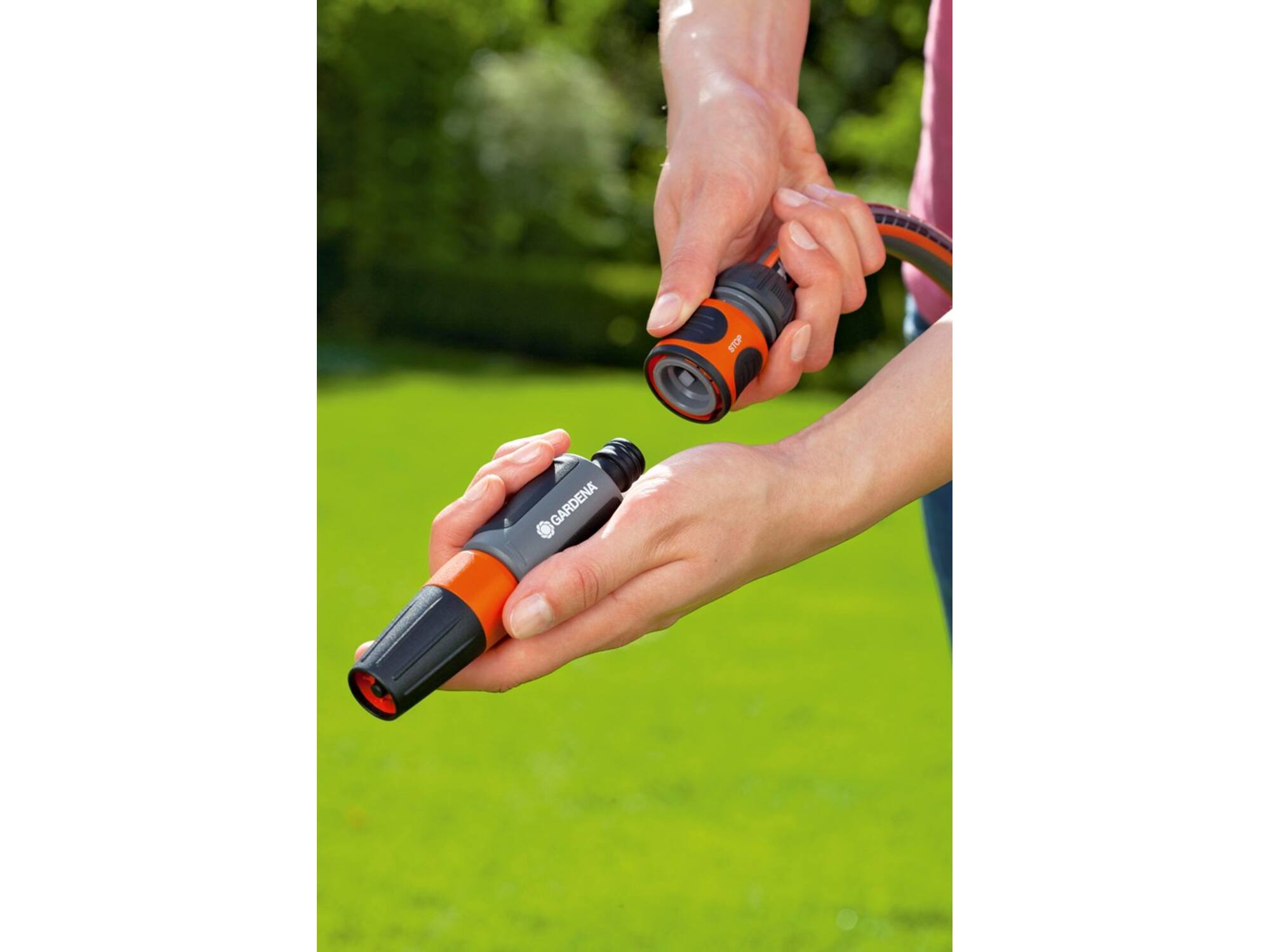Gardena Koppeling met waterstop 18213 1/2"