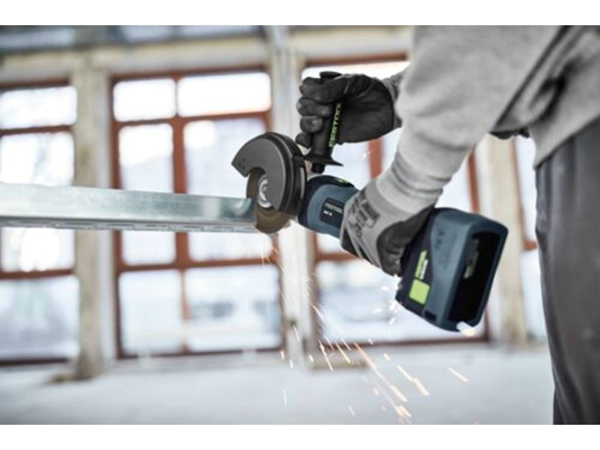 FESTOOL Accu haakse slijpmachine AGC 18-125 EB-BASIC 18V