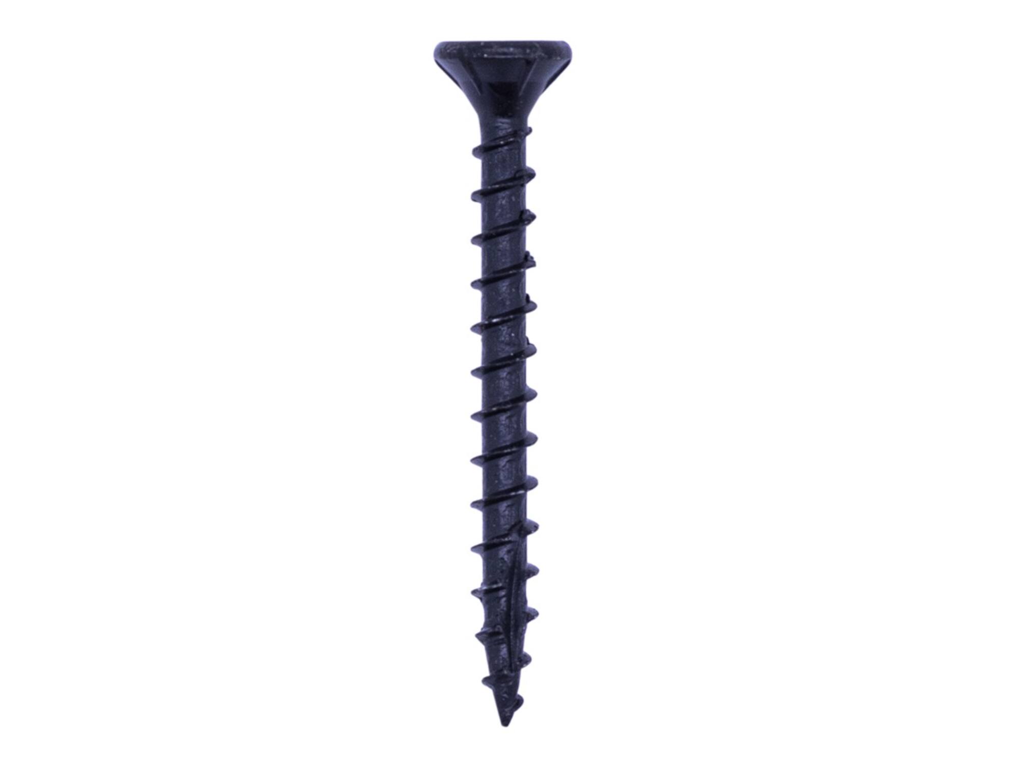 Woodies Ultimate schroef platte kop shield zwart 4.0X20 200st