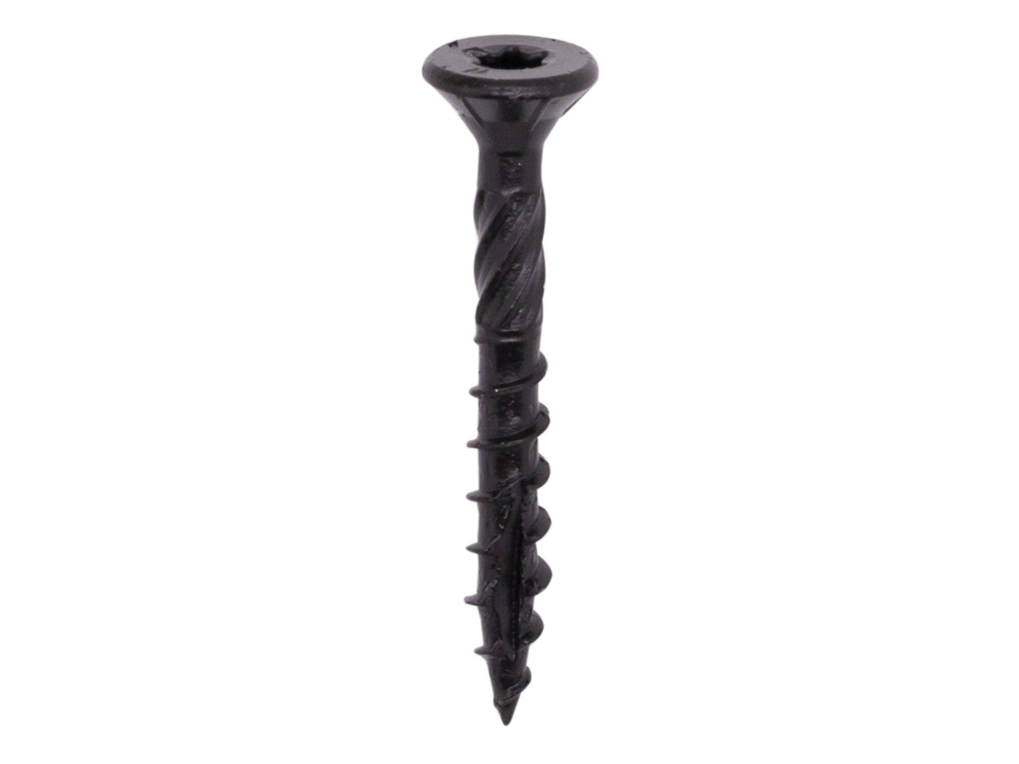 Woodies Ultimate schroef platte kop shield zwart 5.0X50/30 200st