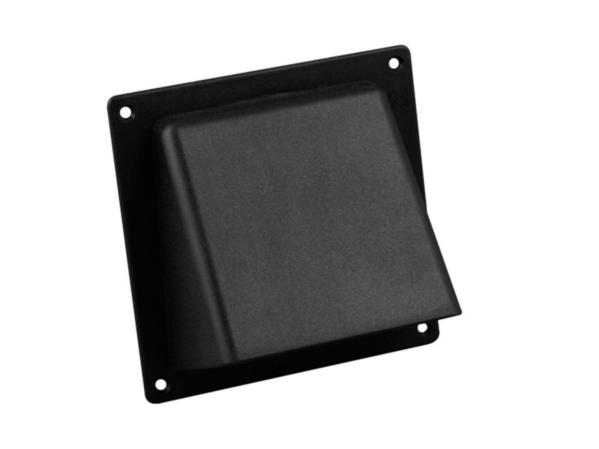 NEDCO Gevelklep kunststof zwart UNIVERSEEL 100/125 MM
