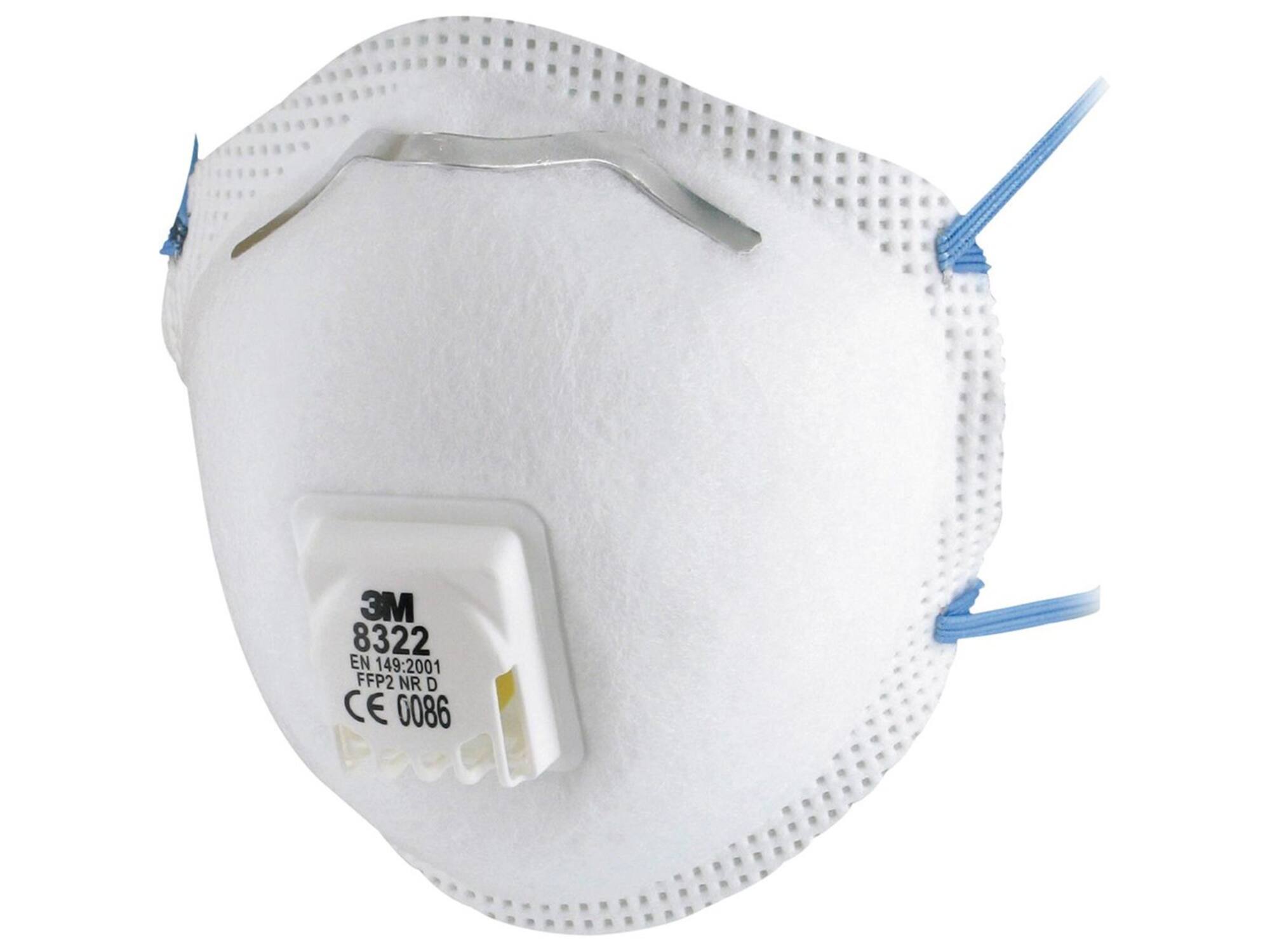 3M Stofmasker met uitademventiel 8322 FFP2 NR.D 10st
