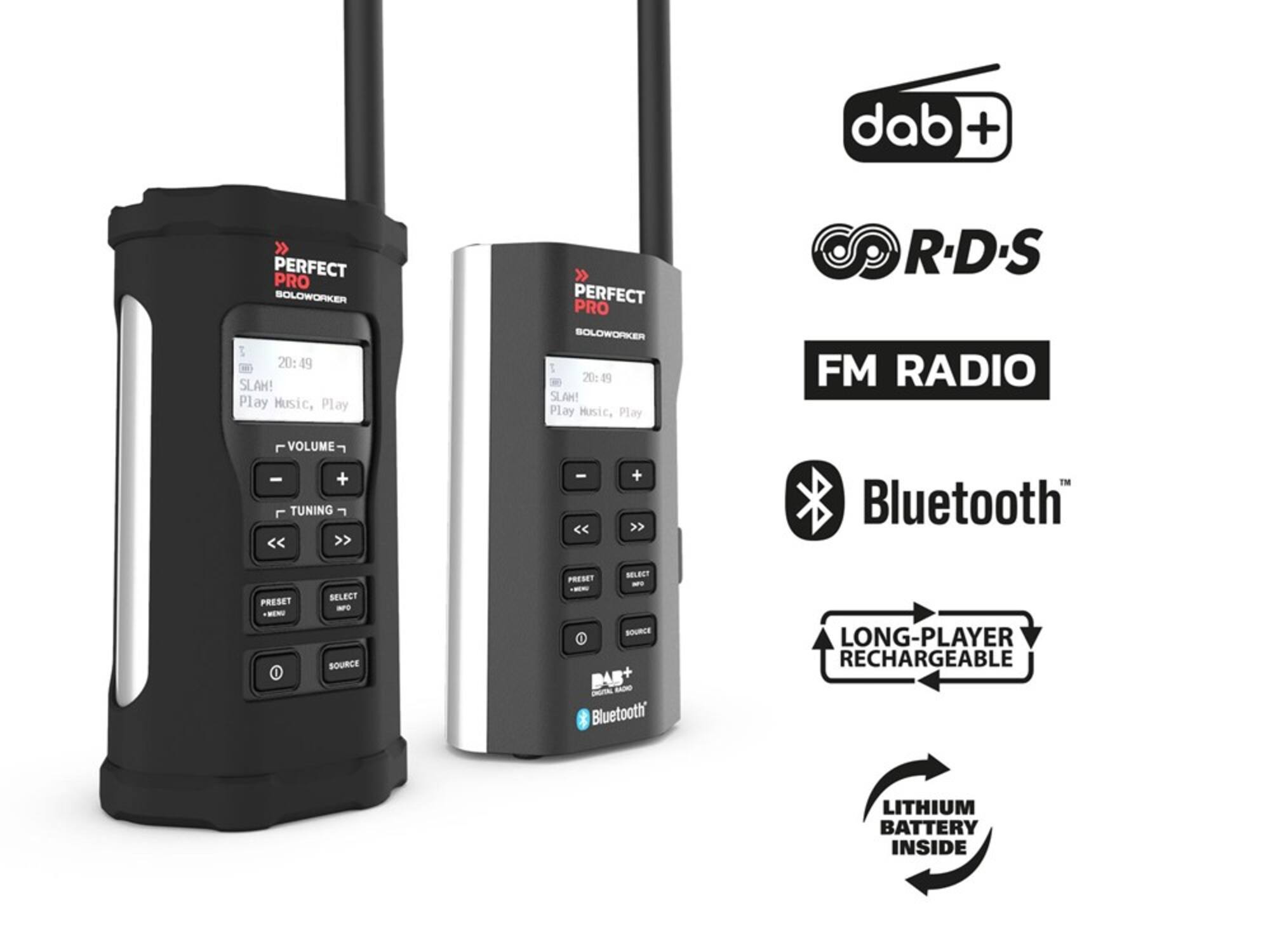 PERFECTPRO Bouwradio SOLOWORKER