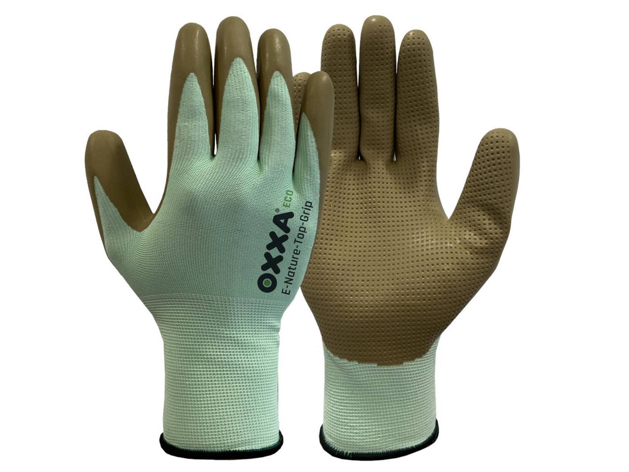 OXXA Werkhandschoen rubber coating E-NATURE-GRIP 9/L