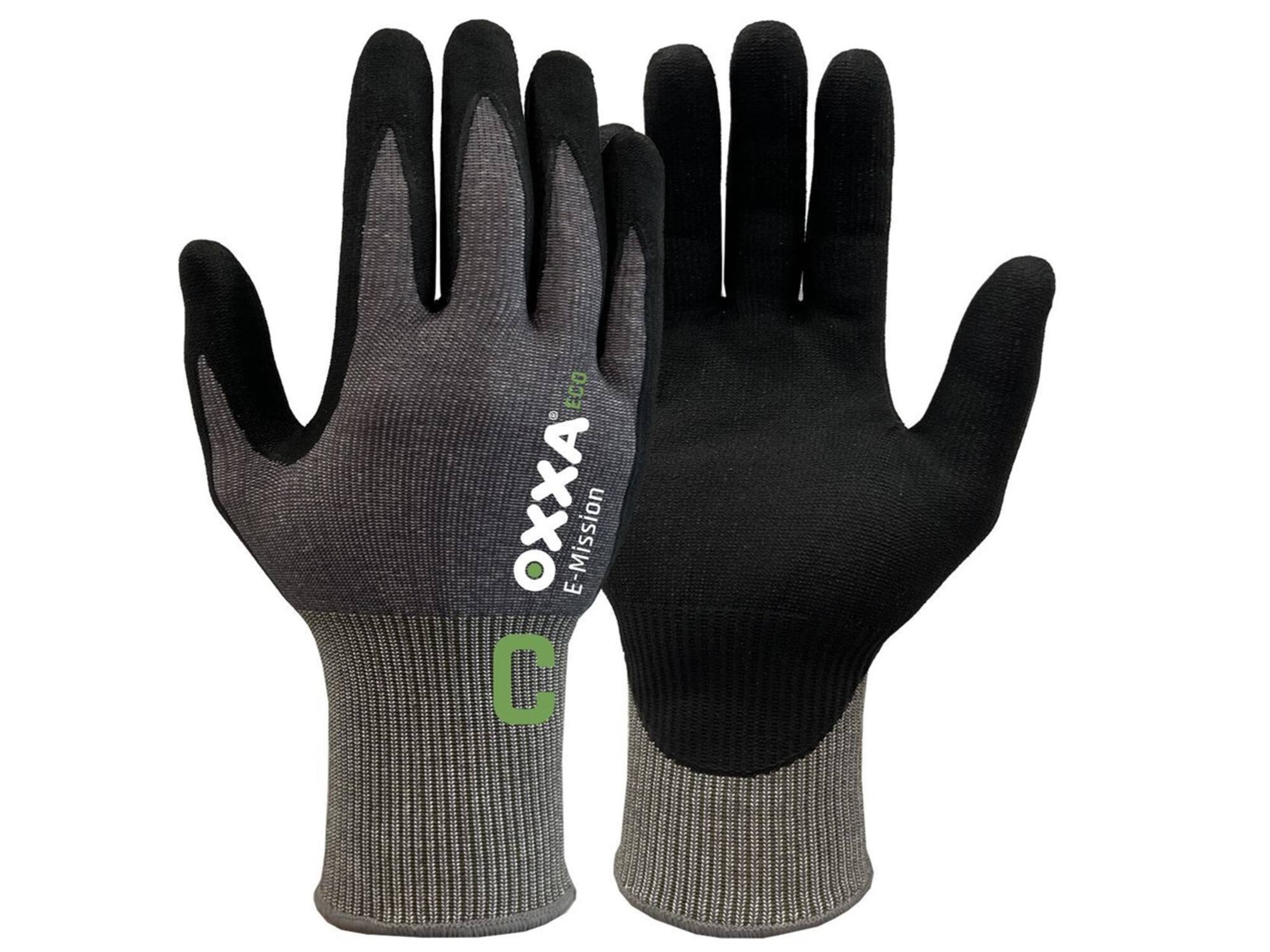 OXXA Werkhandschoen zwart/grijs E-Mission Cut C 52-700 9/L