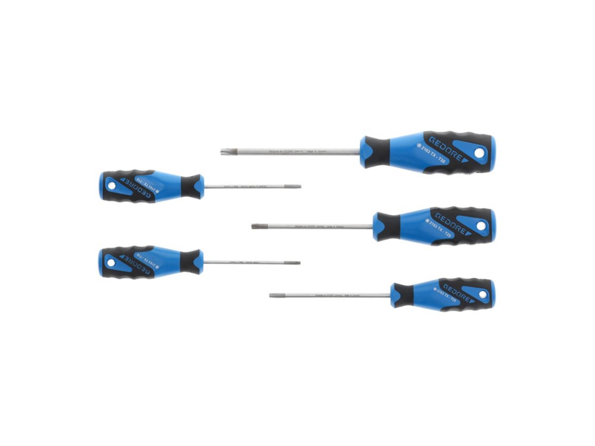 GEDORE Schroevendraaierset torx 2163 TX-05 5-DELIG
