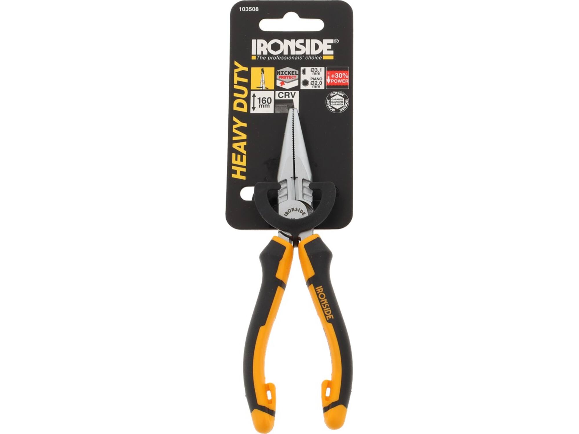 Ironside Telefoontang recht 160 mm
