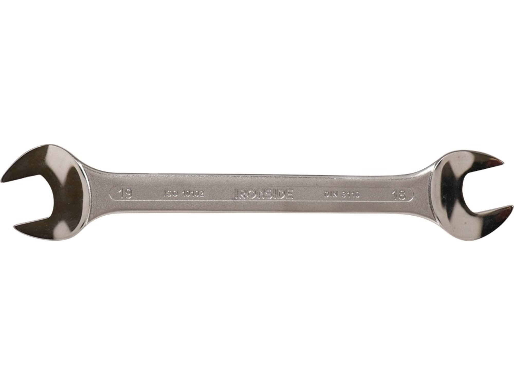 Ironside Steeksleutel chroom 18x19 mm