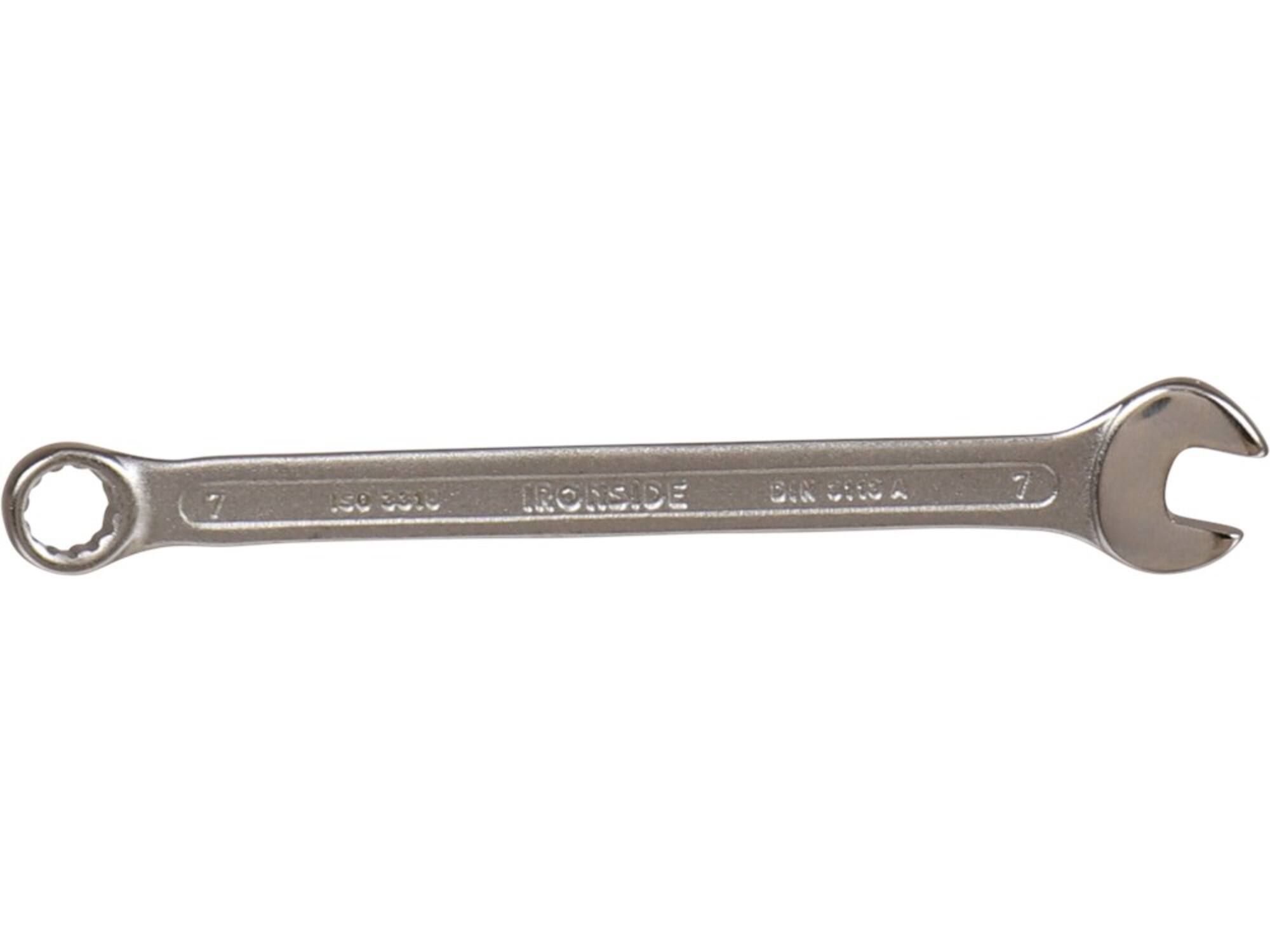 Ironside Ring-steeksleutel chroom 7 mm