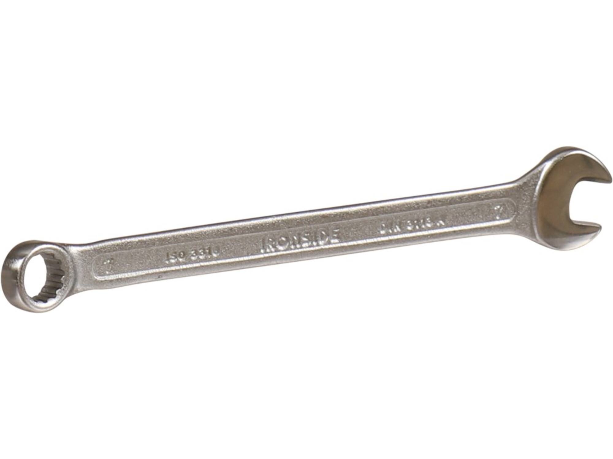 Ironside Ring-steeksleutel chroom 7 mm